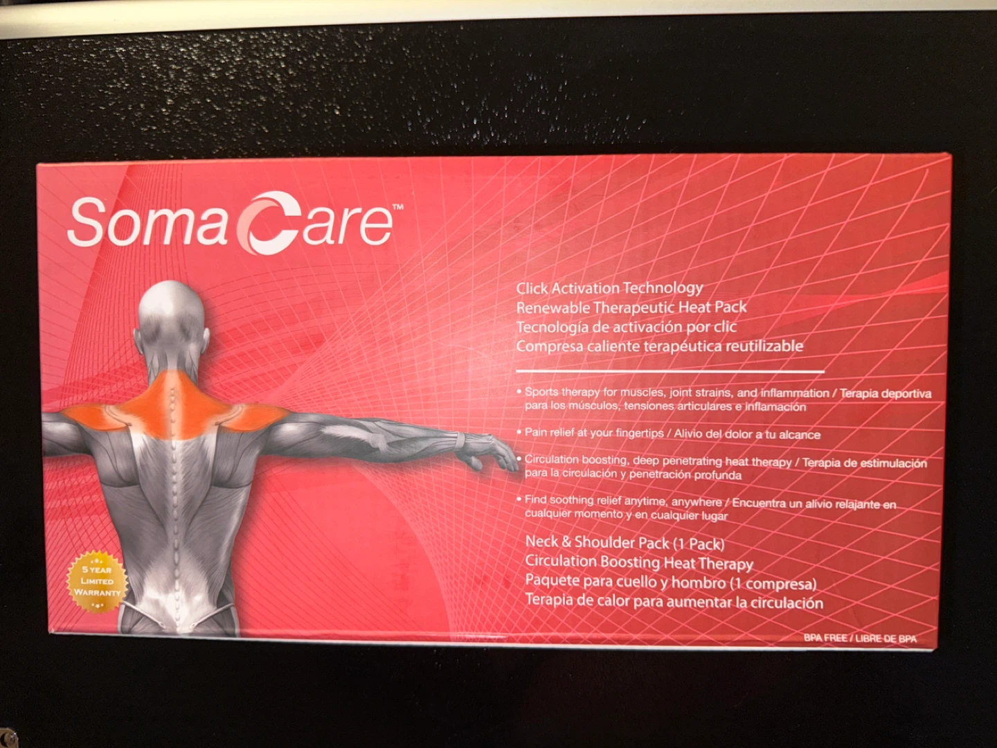 Soma Care Neck & Shoulder Heat Therapy Pack