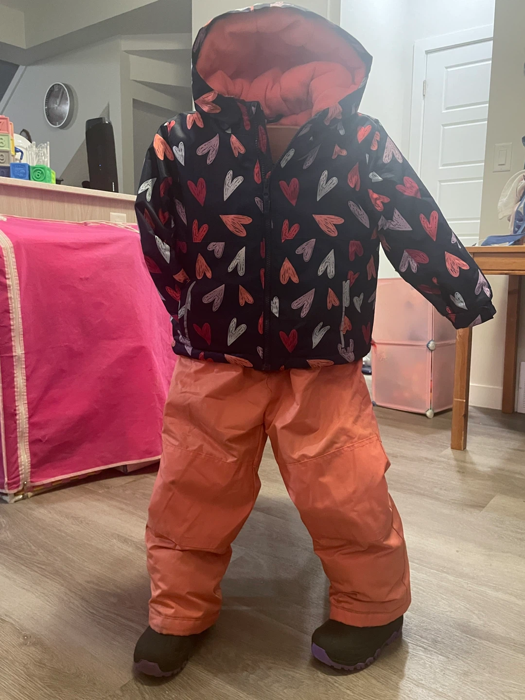 Snow Suite and Minecraft Kids' Winter Boots - Size 12