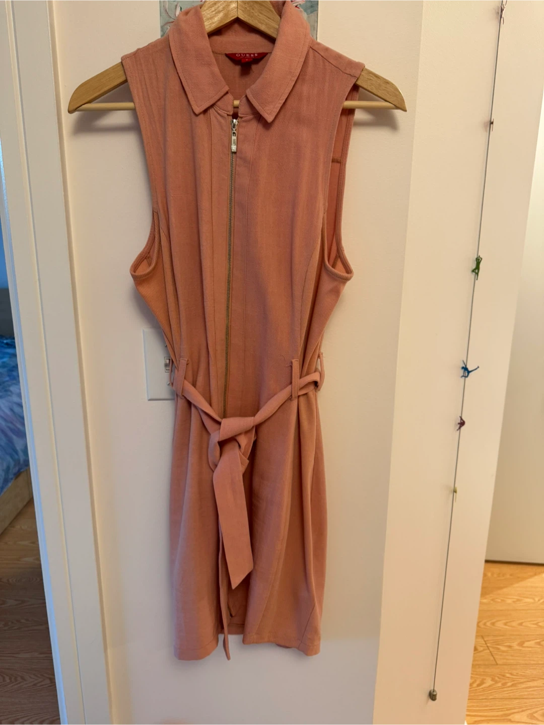 Guess Pink Sleeveless Dress Size S