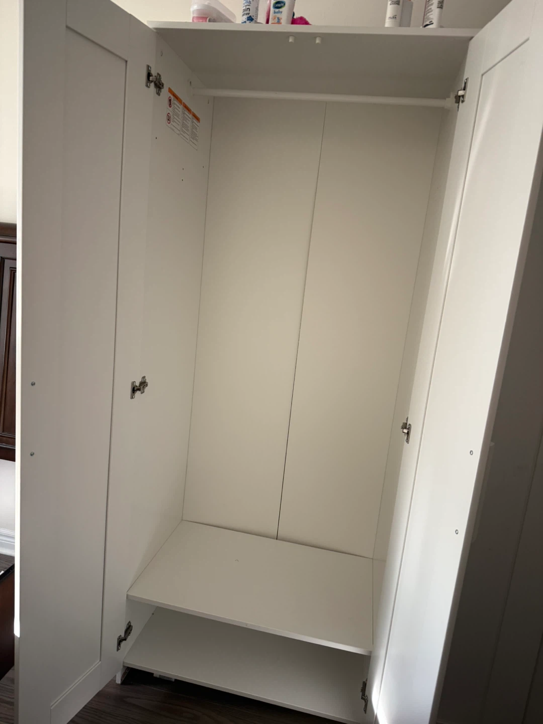 IKEA BRIMNES Wardrobe white, - photo 2