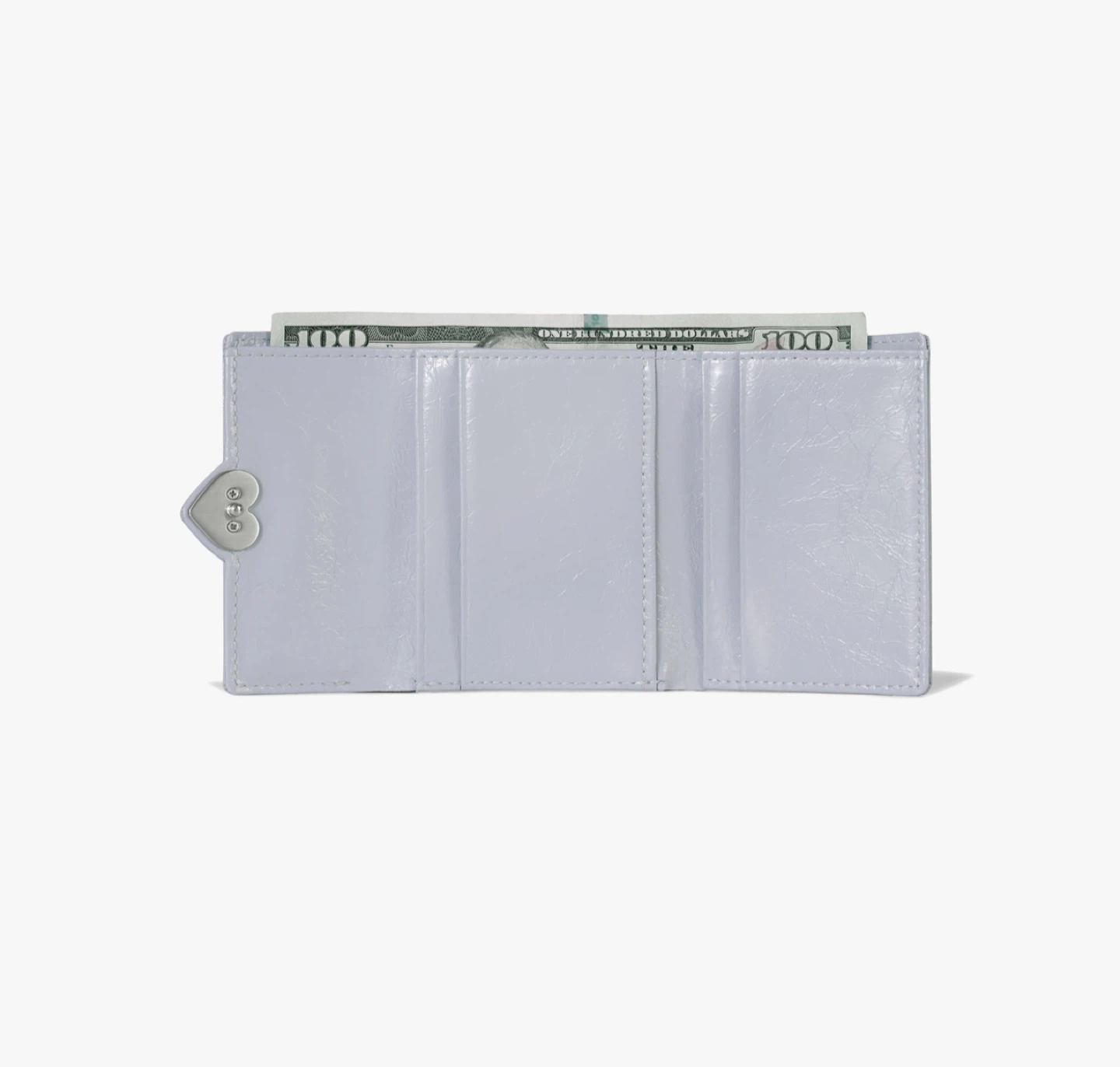 Fennec Light Blue Heart Trifold Wallet - photo 3