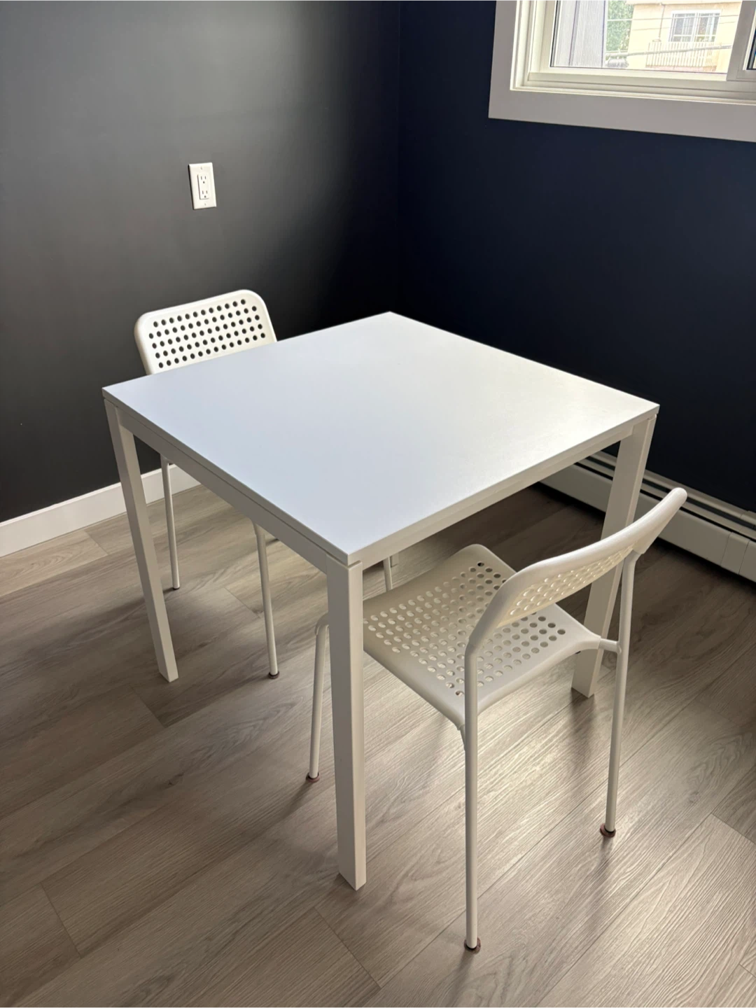 IKEA White Dining Table Set