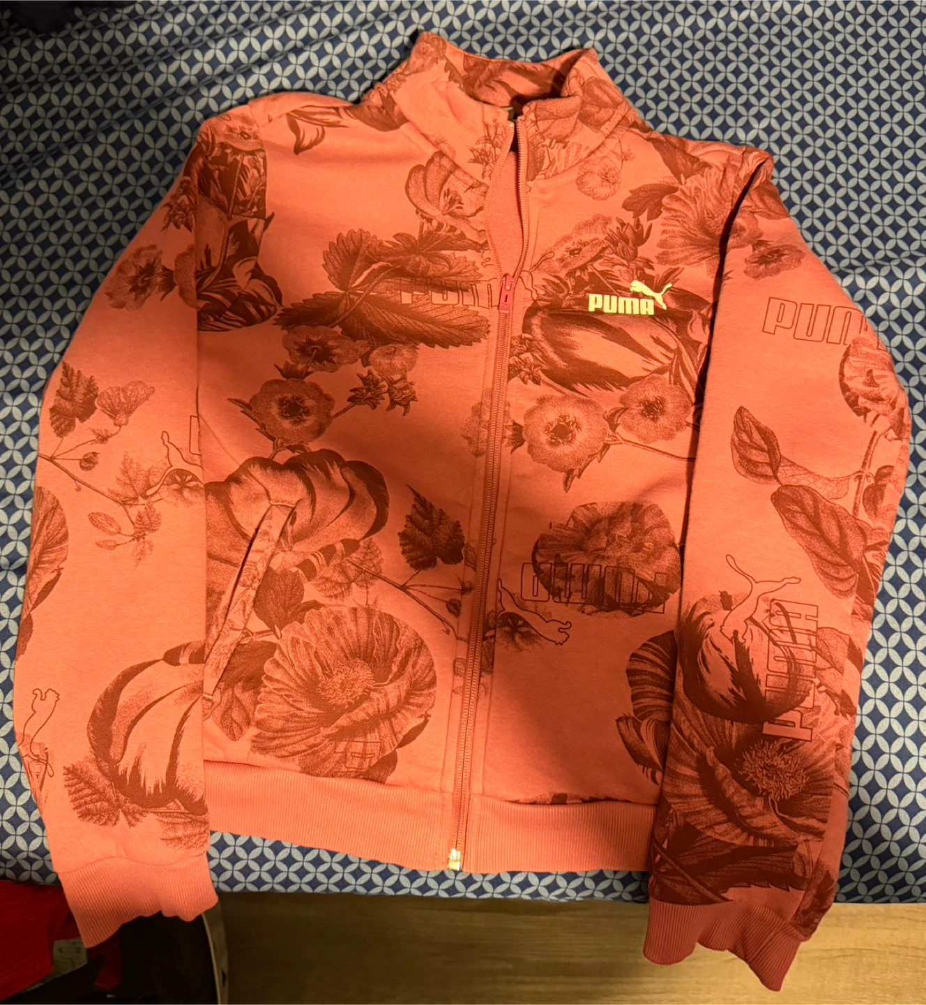 Puma Floral Print Tracksuit - Size M