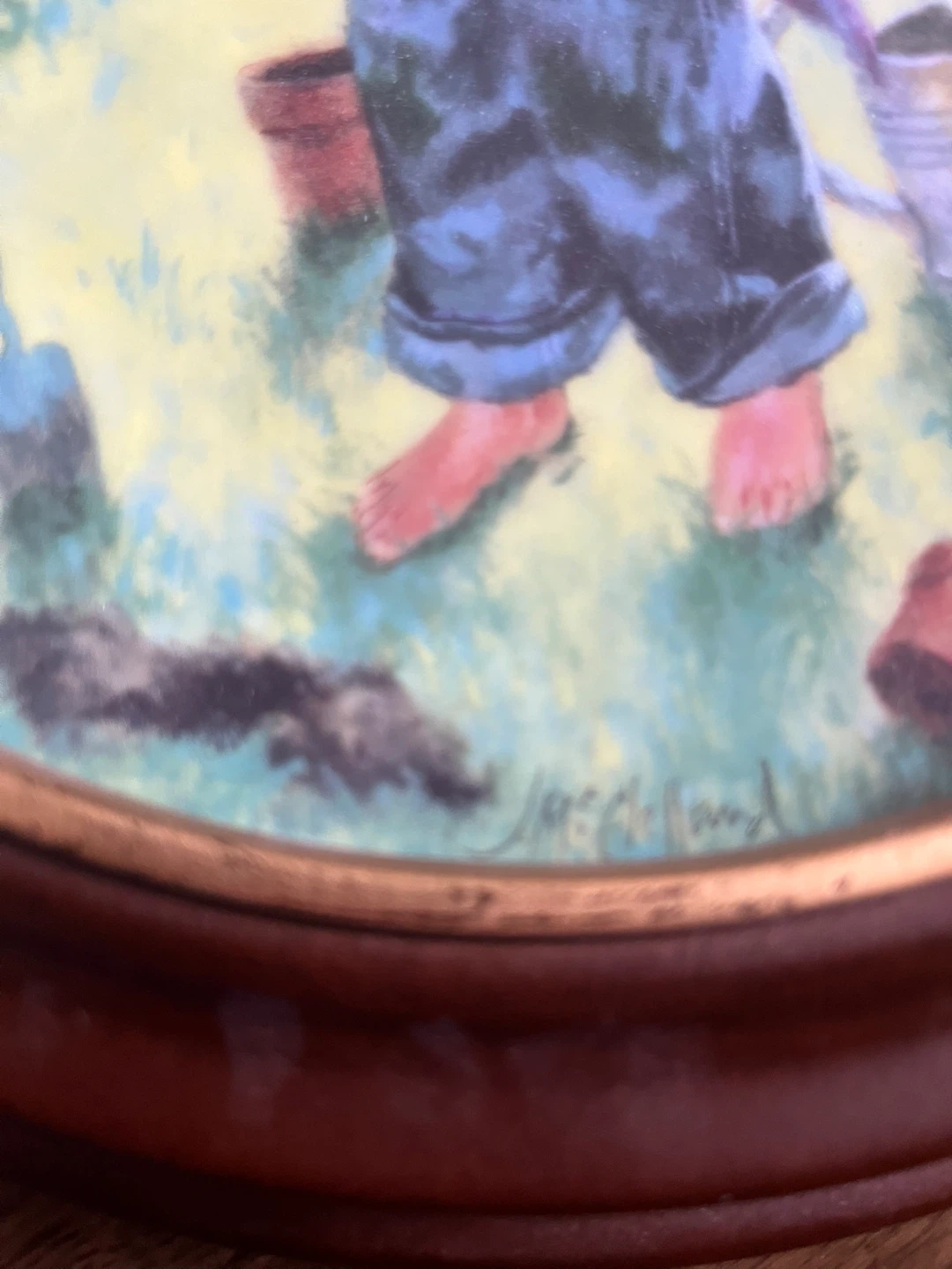 Reco 'A Time to Plant' Plate, 1989 - photo 3
