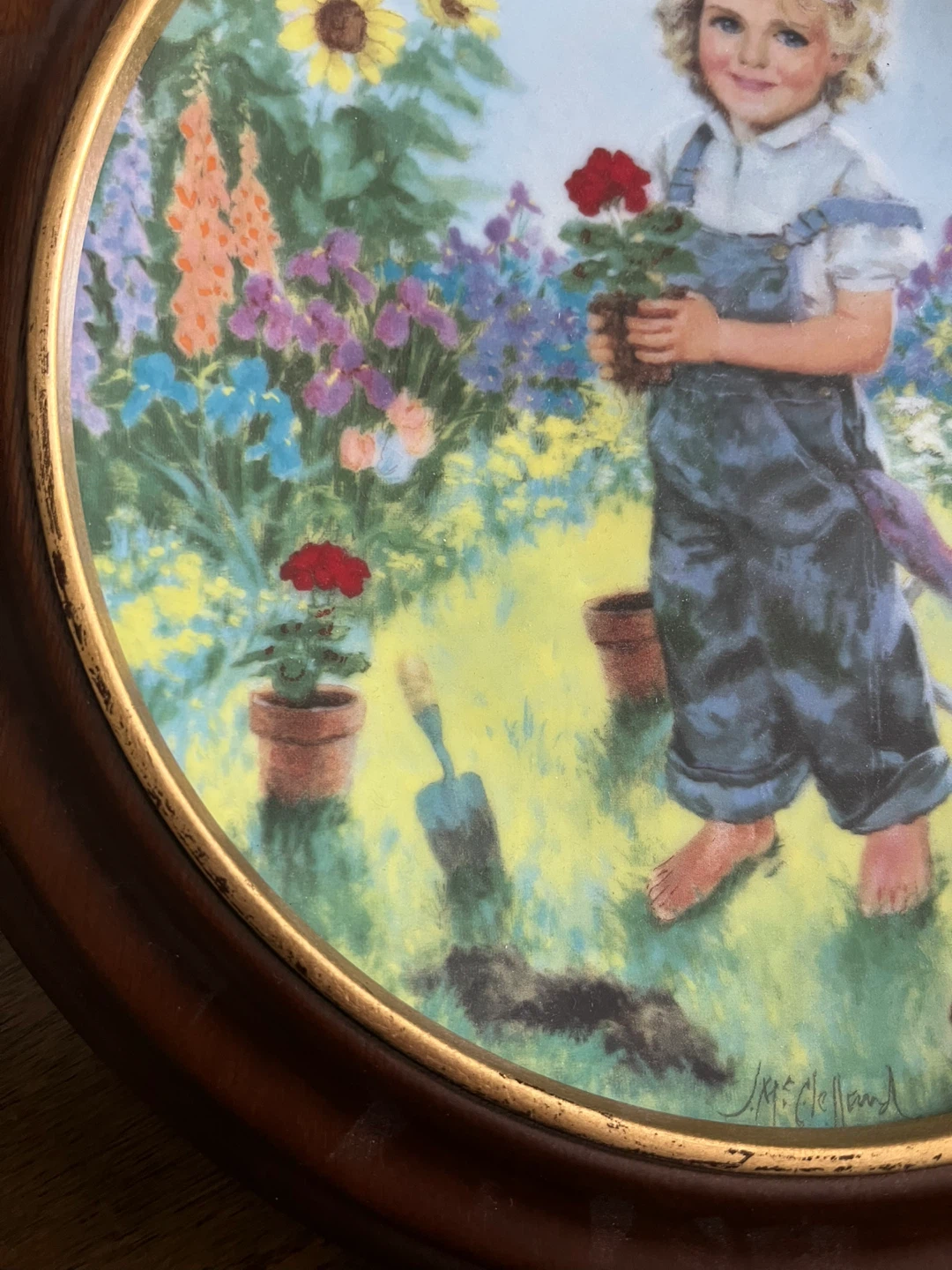 Reco 'A Time to Plant' Plate, 1989 - photo 2