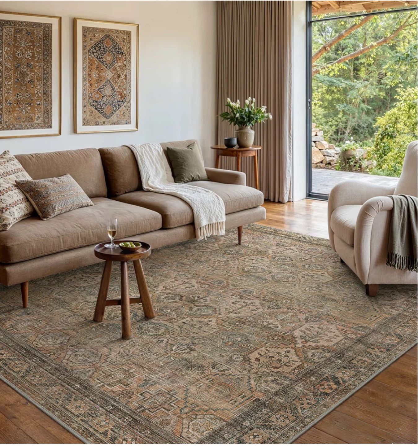 Area Rug - Neutral Pattern