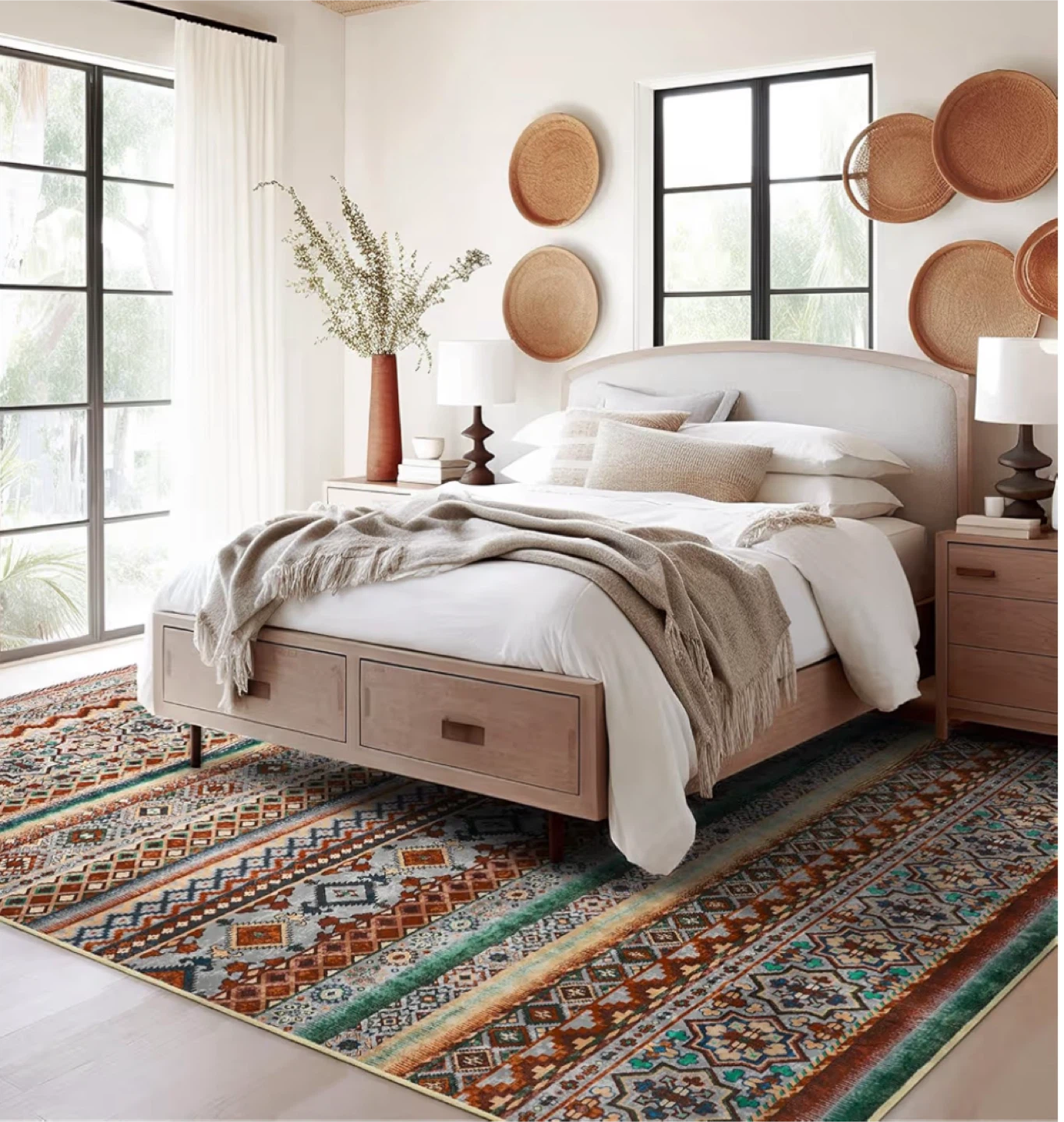 8' x 10' Neutral Green Multi Area Rug - photo 5