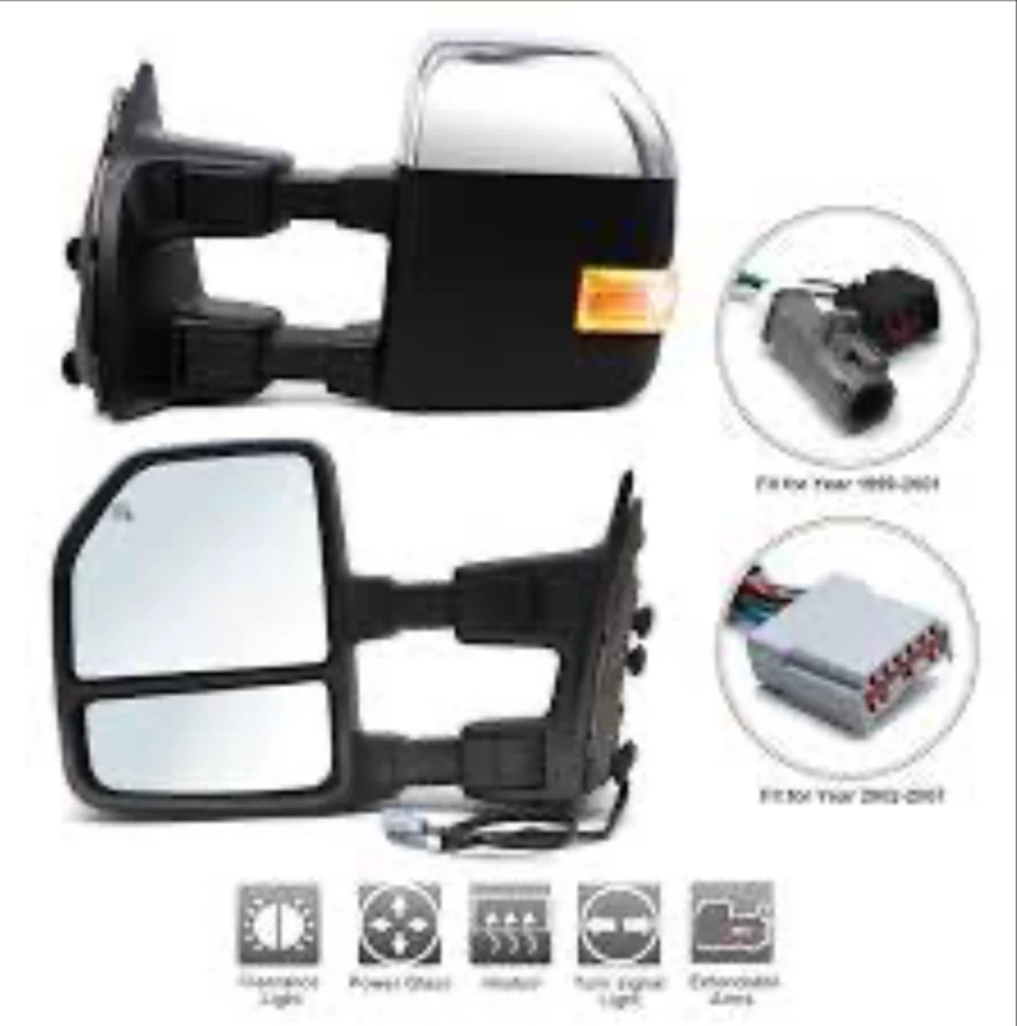 New Left Driver Side Tow Mirror for Ford F250 - photo 4