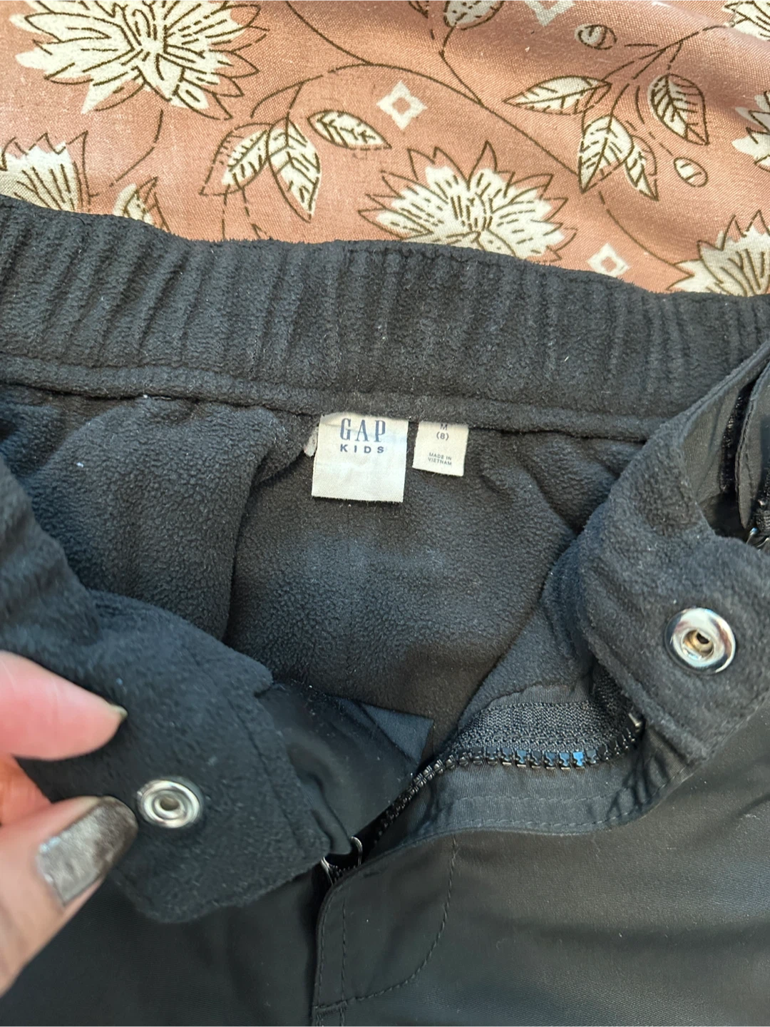 Gap Kids Black Snow Pants Size 8 - photo 3