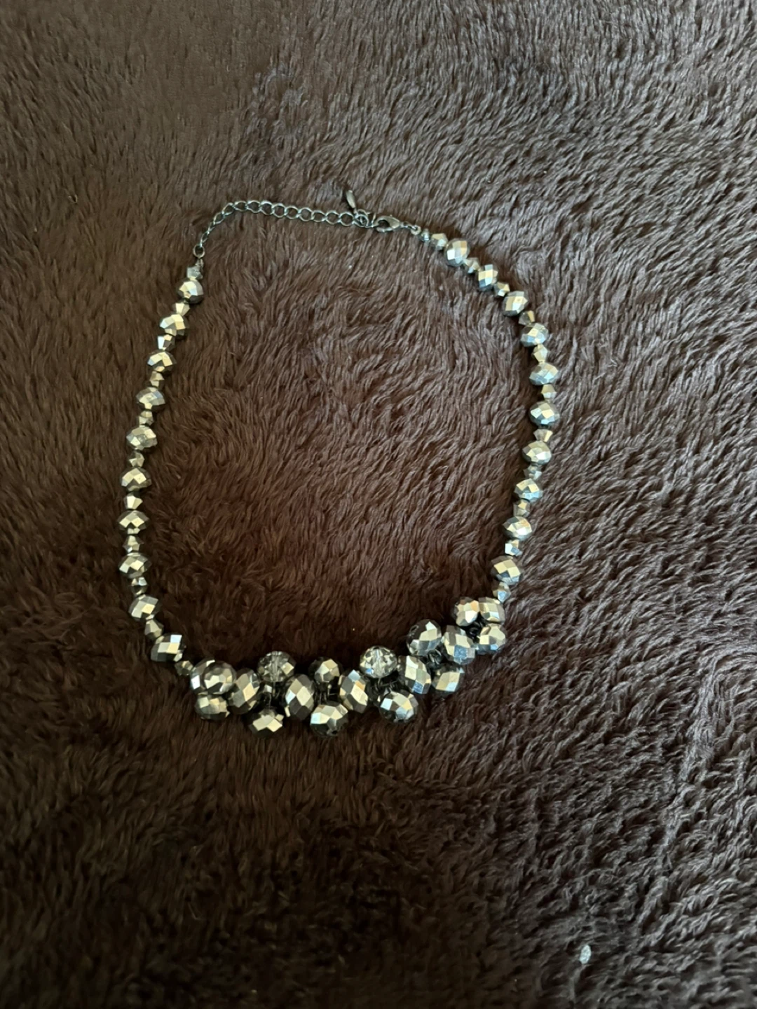 Silver Beaded Necklace