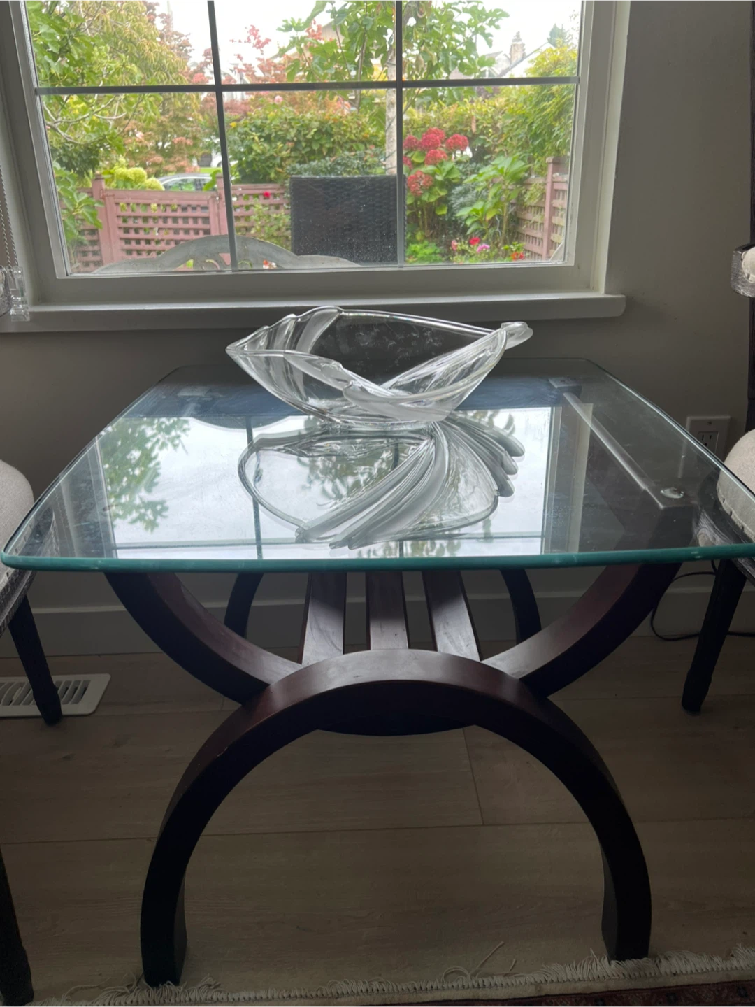 Glass Top Coffee Table + two side tables - photo 2