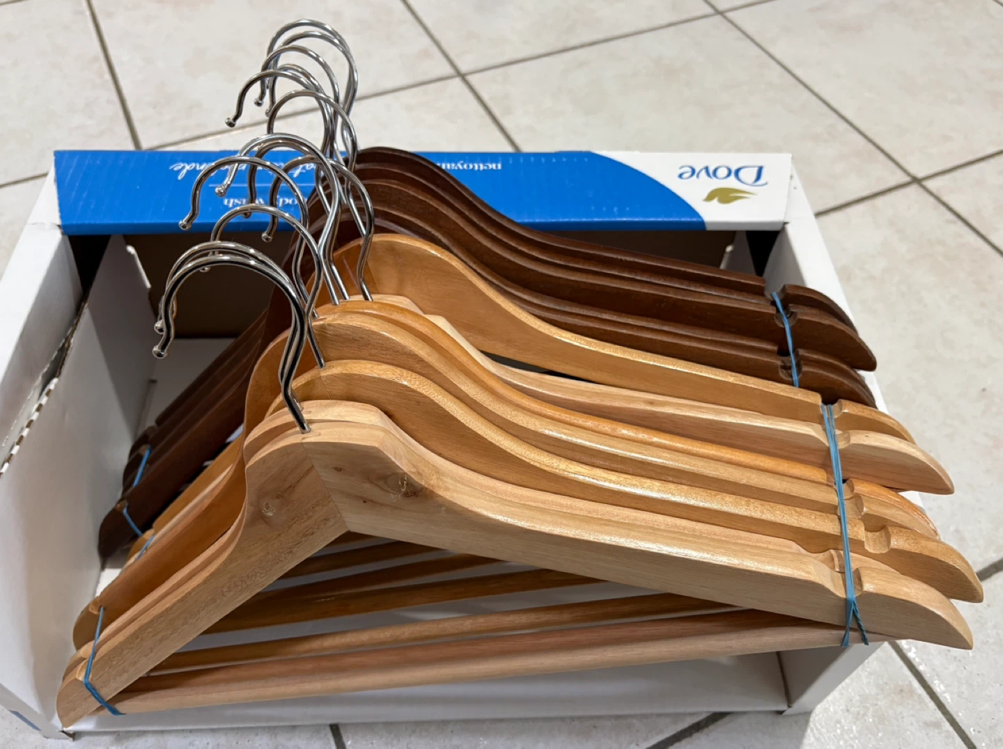 13 Premium Wooden Clothes Hangers - New