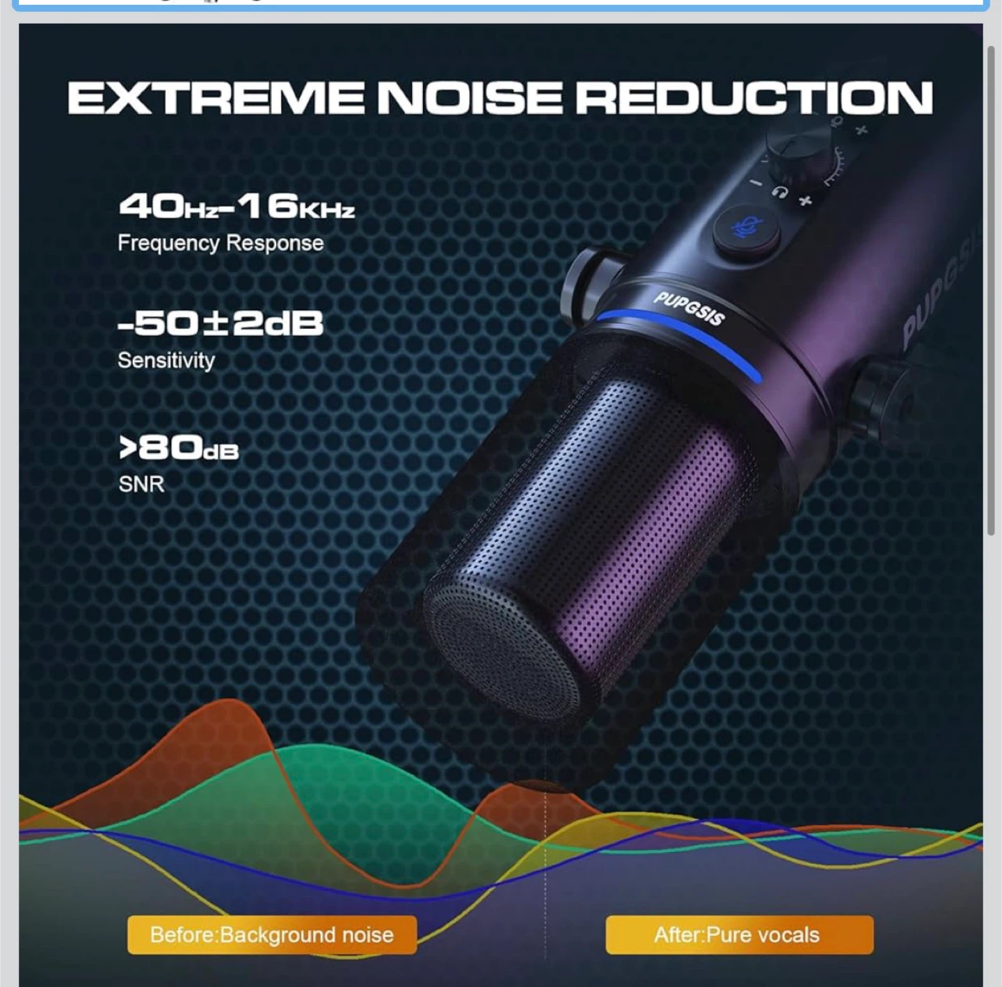 Supercardioid Dynamic Mic with Arm Stand - photo 2