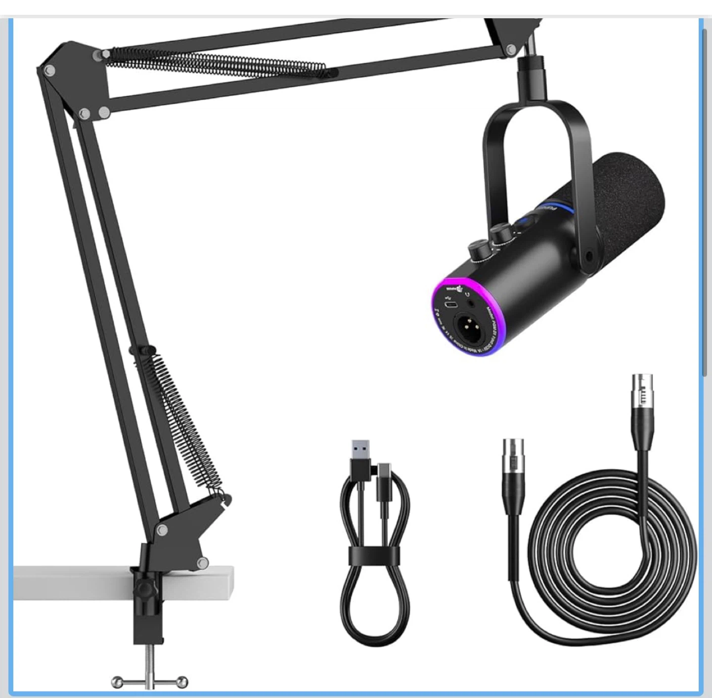 Supercardioid Dynamic Mic with Arm Stand