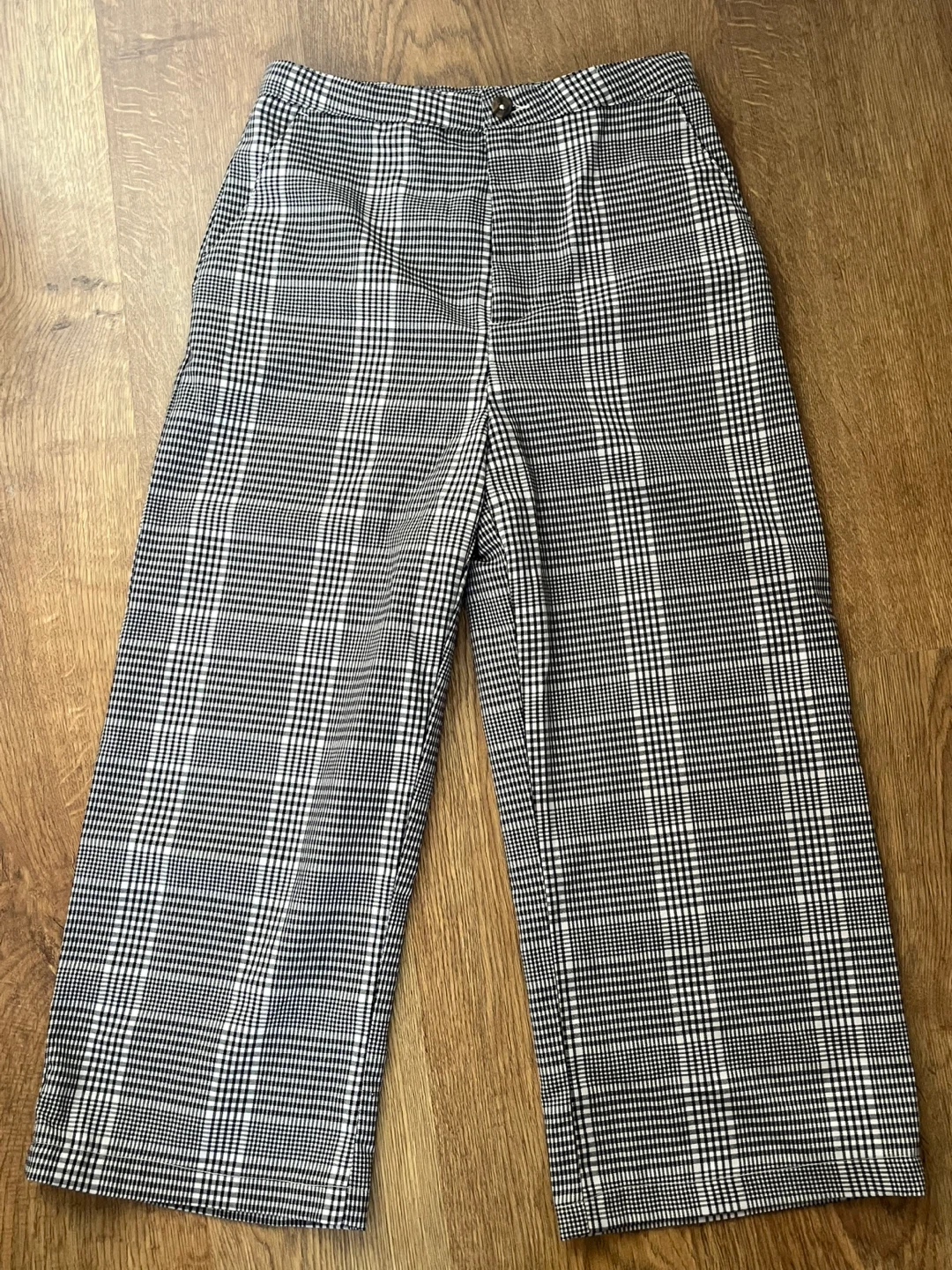 H&M Plaid Wide Leg Pants Size 14