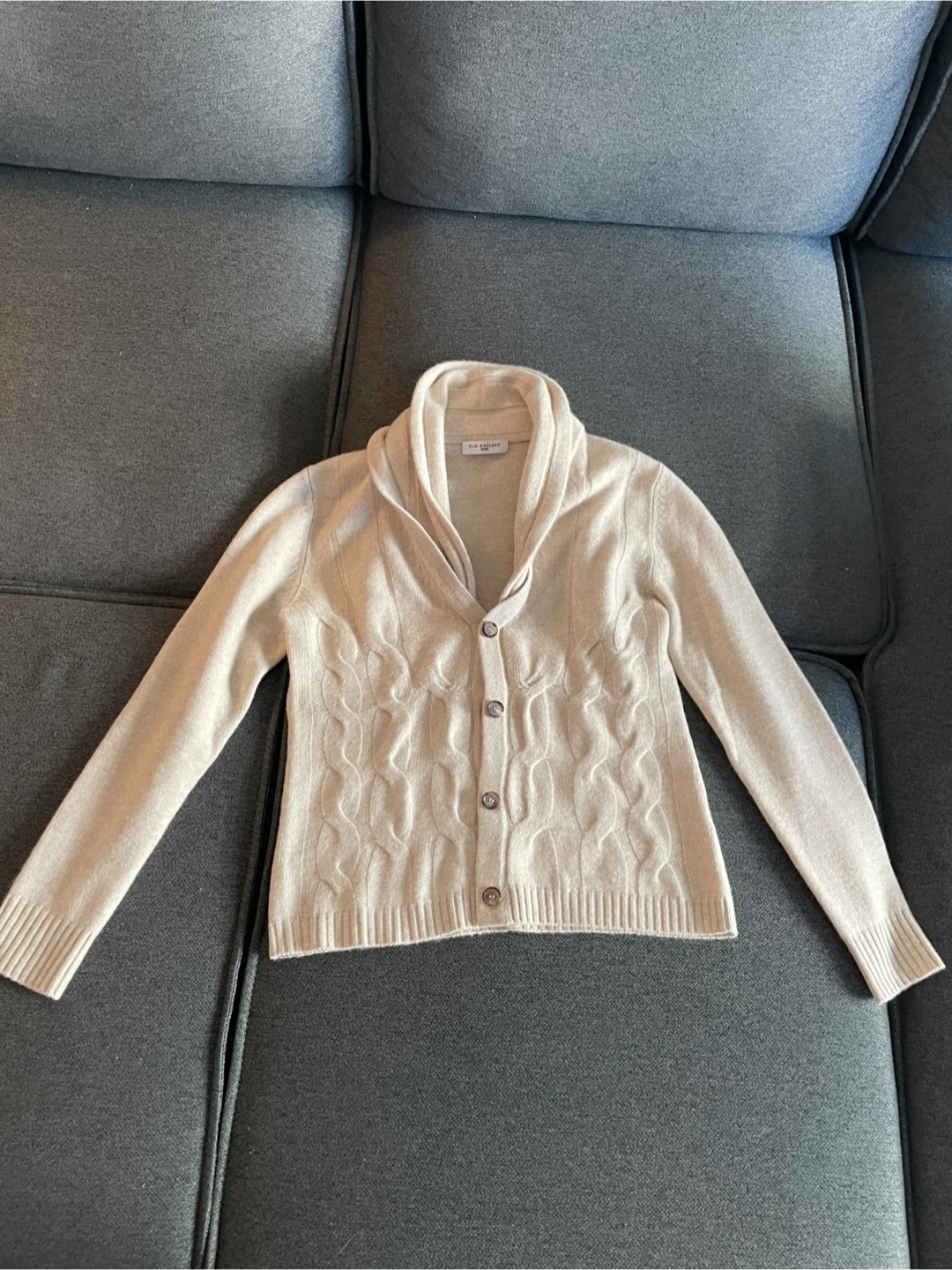 Cashmere 100% cardigan - Old England Paris - photo 2