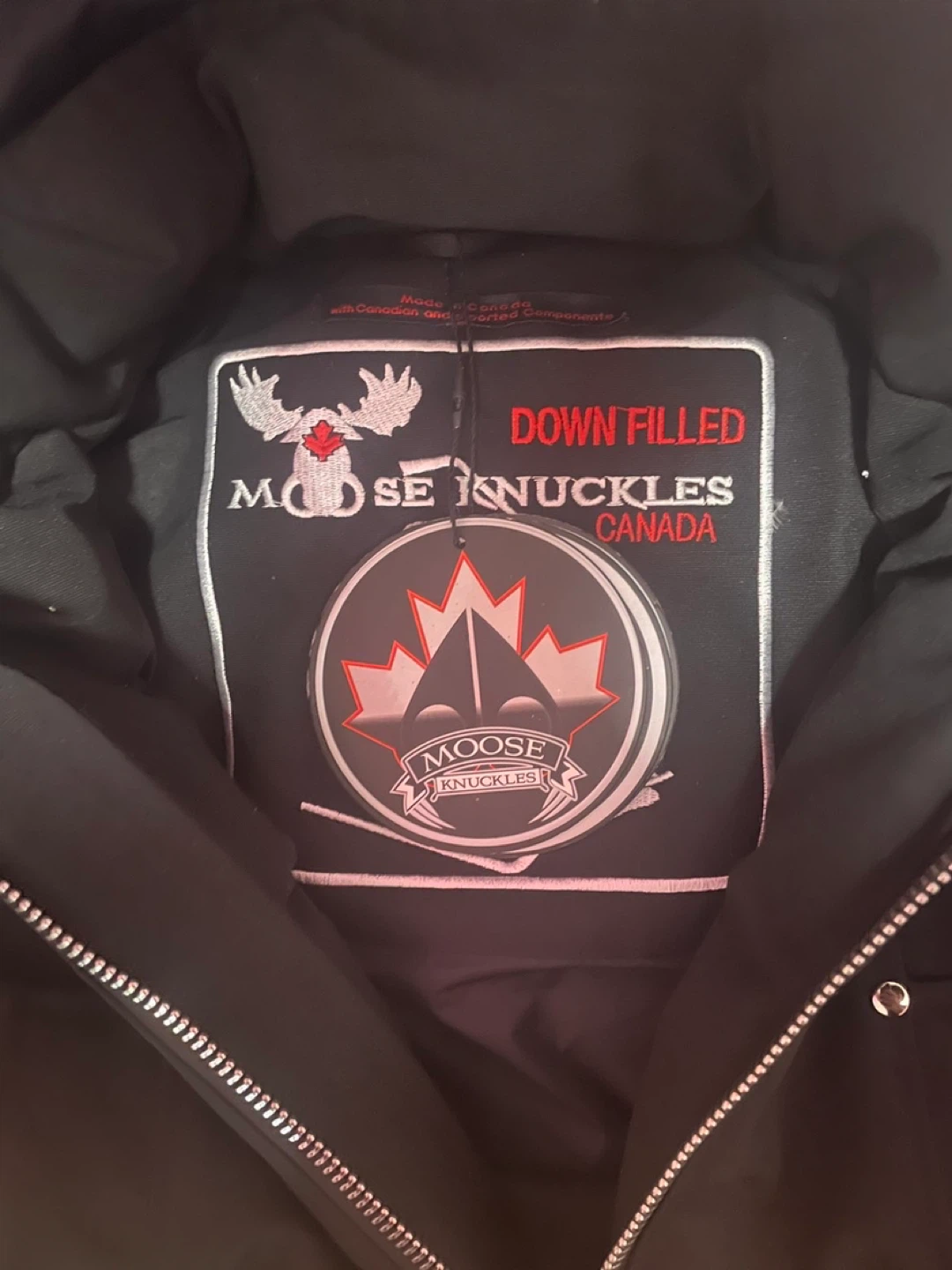 Moose Knuckles Black Down Filled Jacket - photo 4