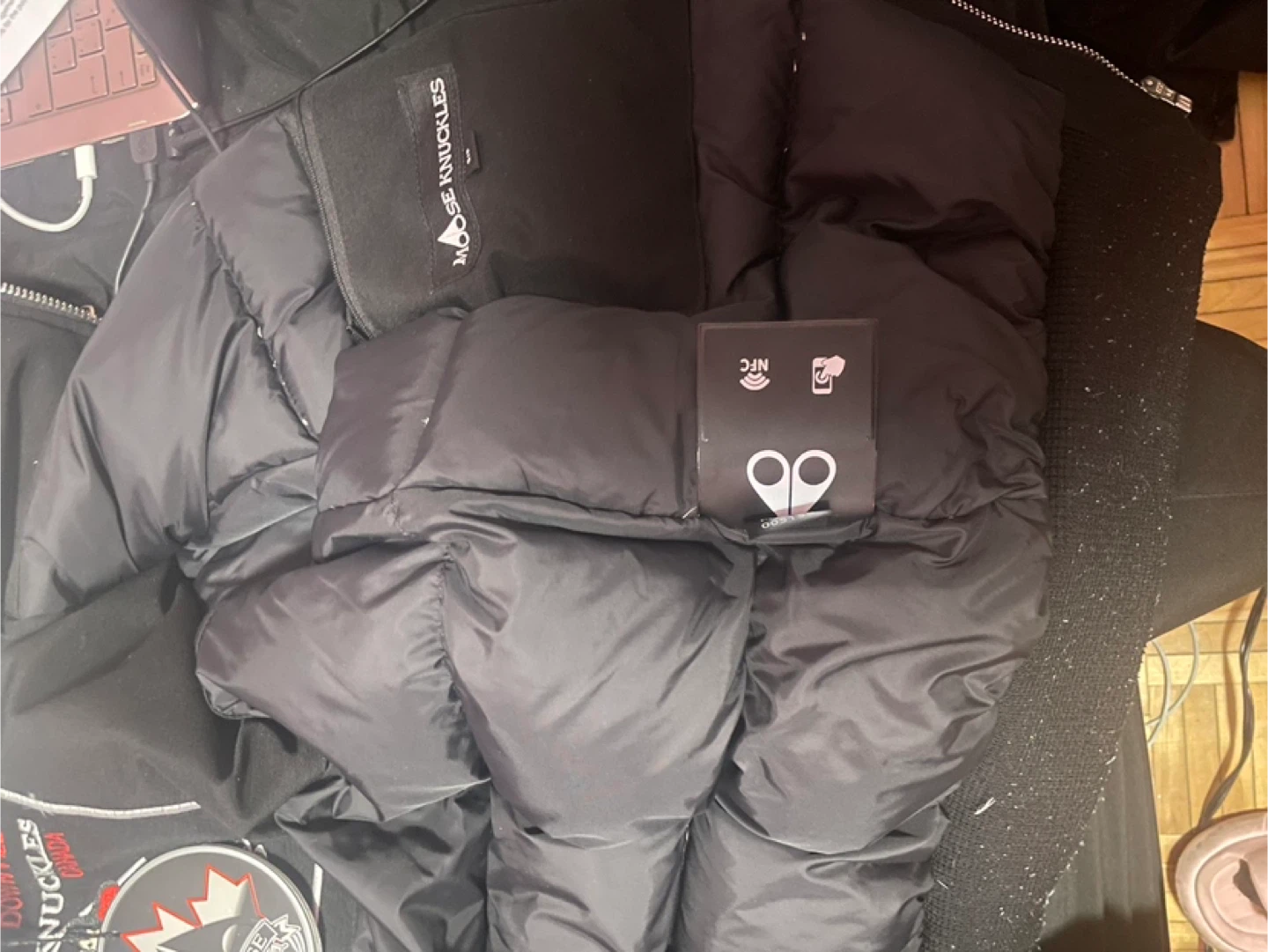 Moose Knuckles Black Down Filled Jacket - photo 5