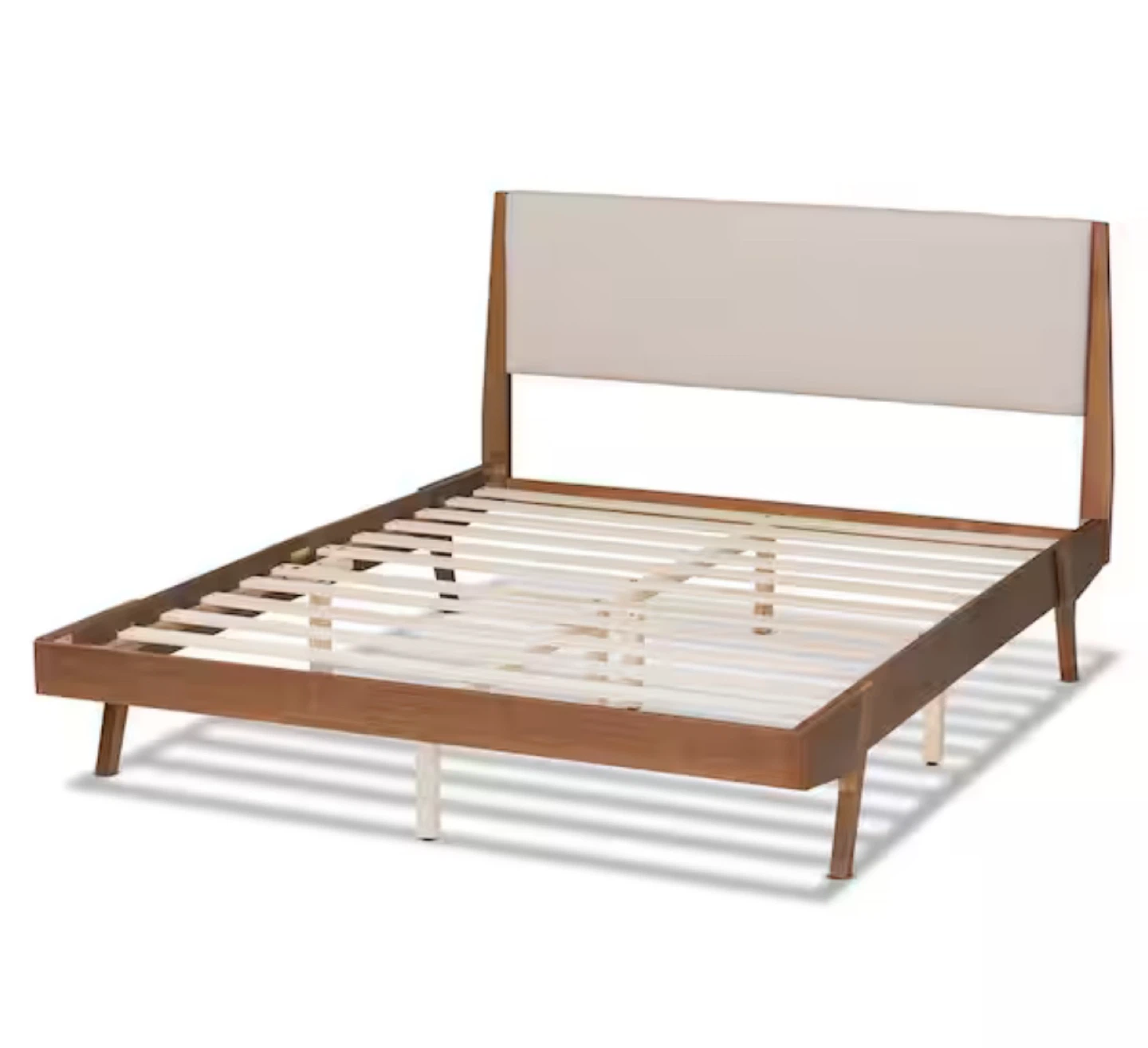New Queen Size Mid Century Modern Platform Bed - photo 5