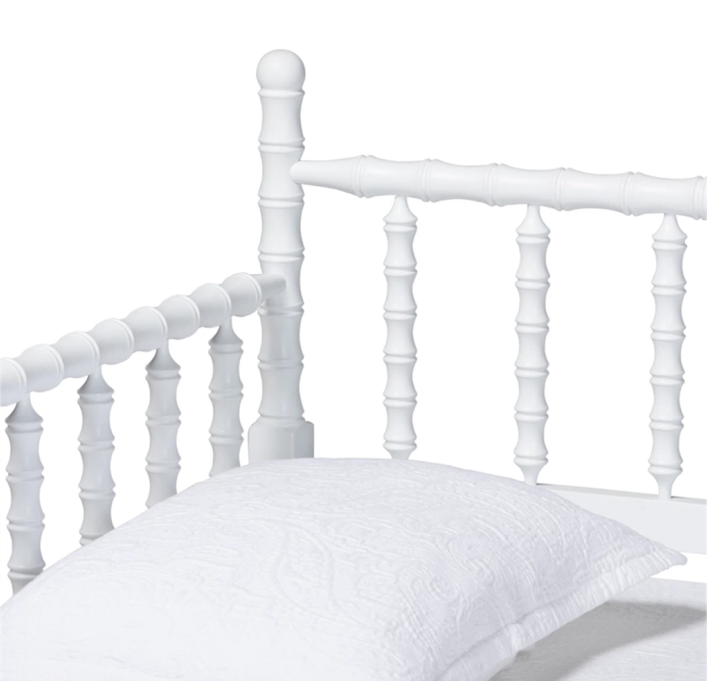 New Twin Size White Wood Spindle Platform Daybed - photo 4