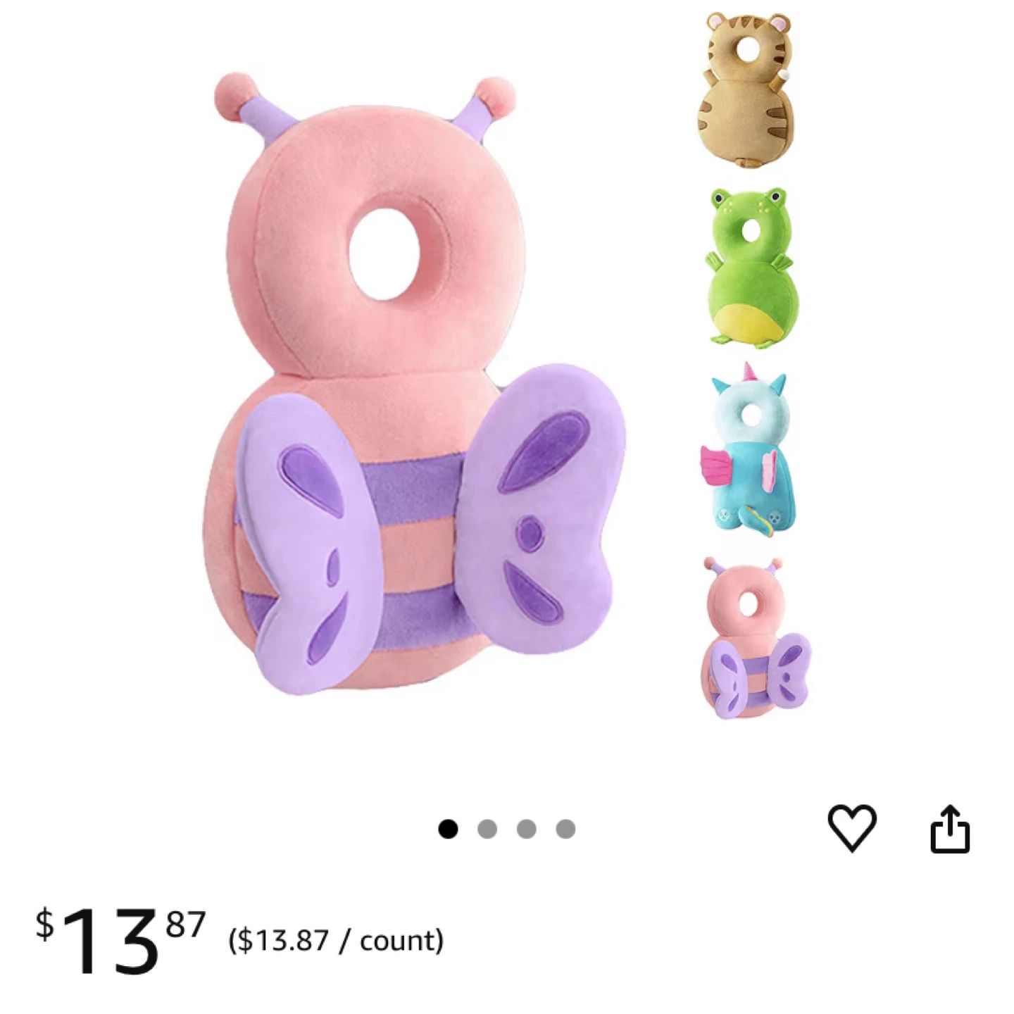 Baby Head Protector - Turtle Design - photo 3