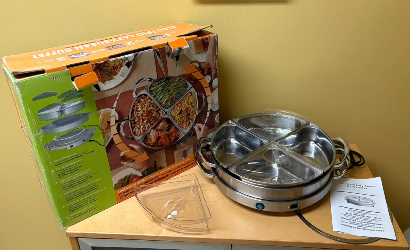 Electric Lazy Susan Buffet Server