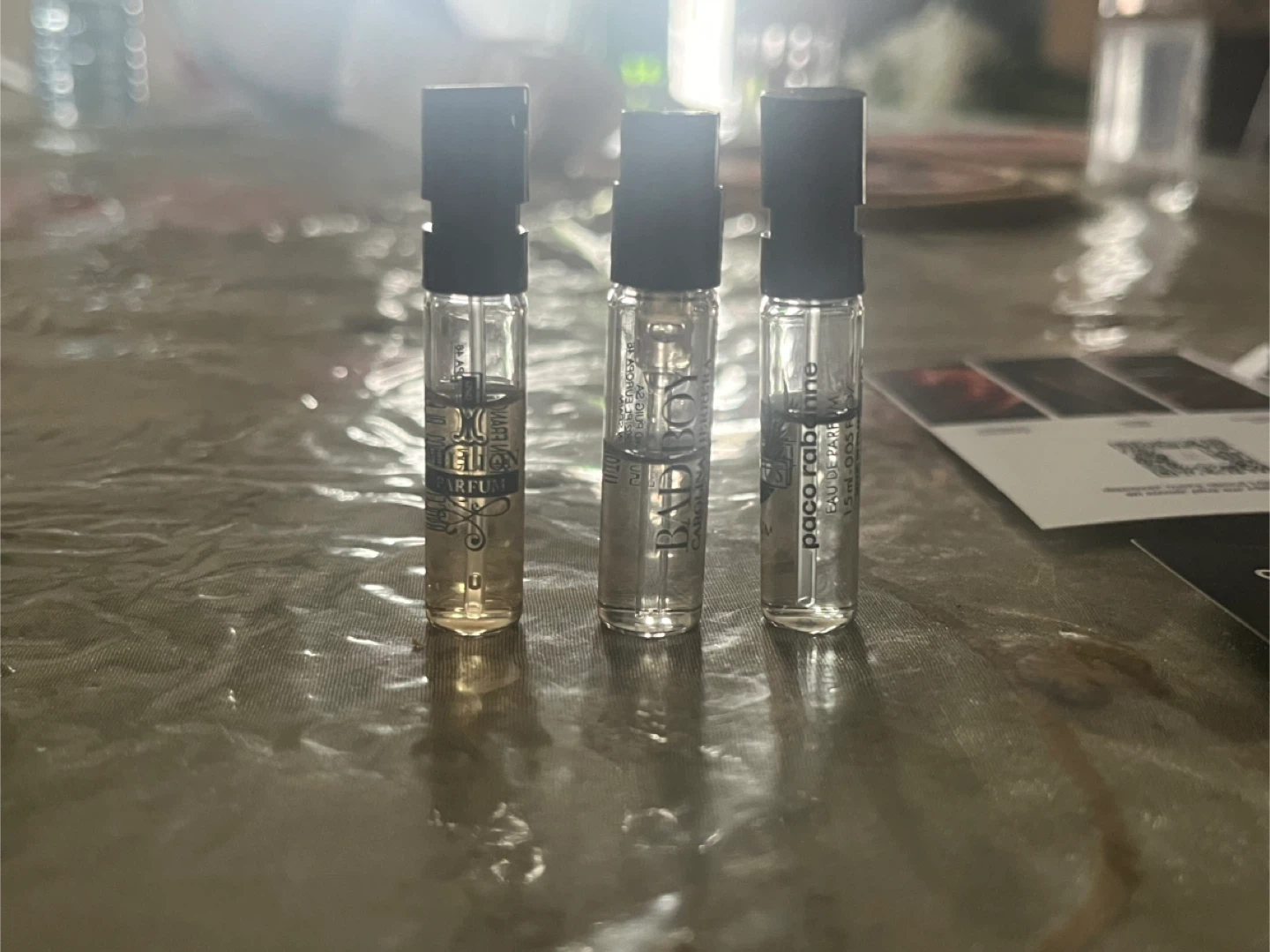 Perfume Samples: Givenchy, Azzaro, Paco Rabanne