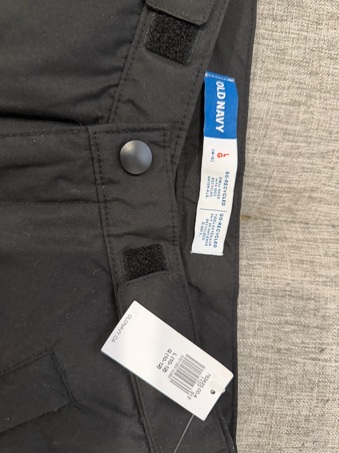 Old Navy Black Snow Pants - Size L (10-12) - photo 2