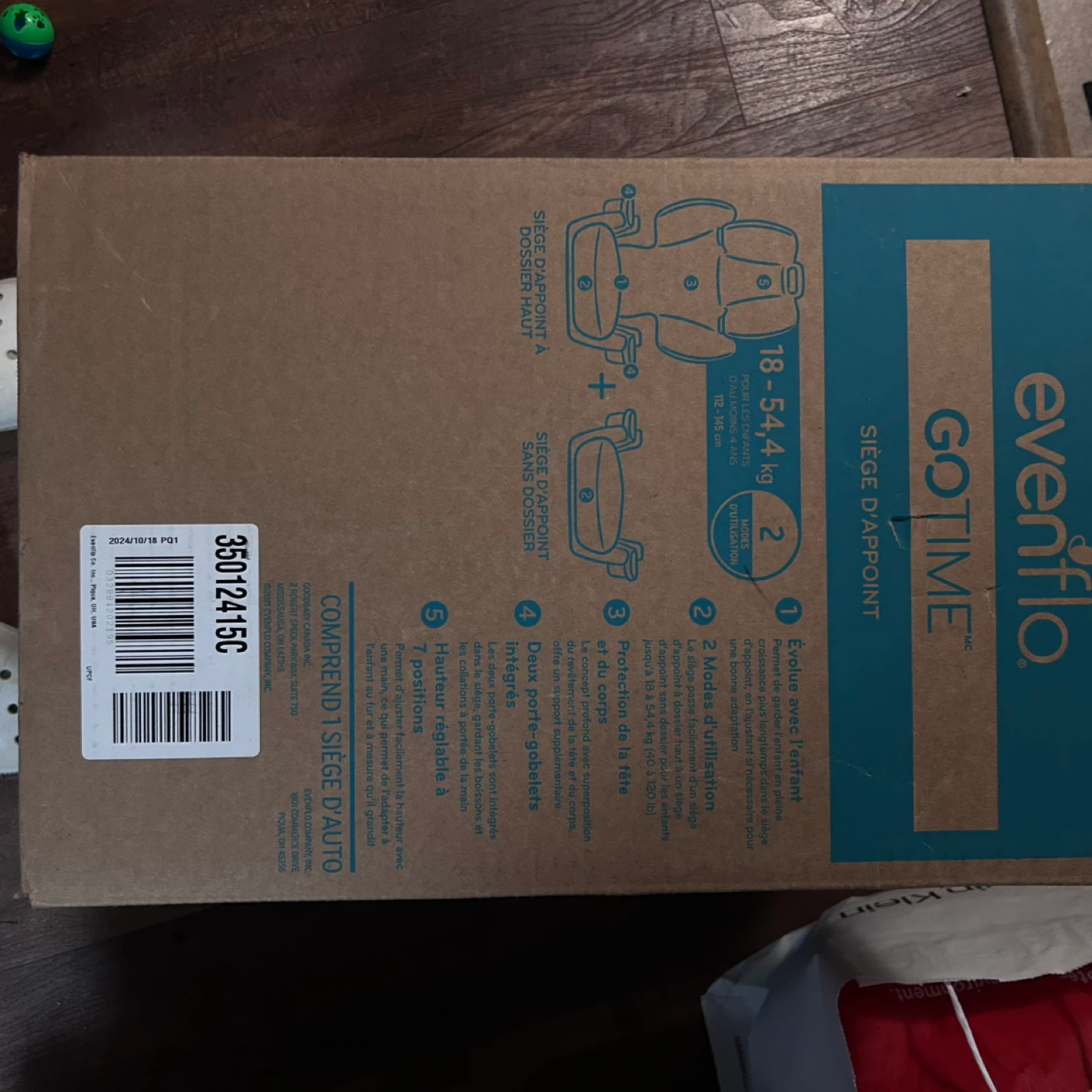 Evenflo GoTime LX Booster Seat - New in Box! - photo 3