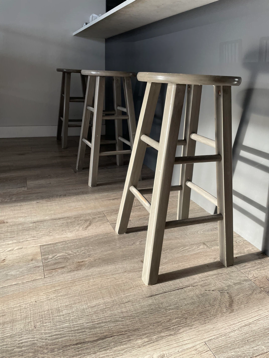 Winsome Ivy Counter Stool 24" Rustic Gray
