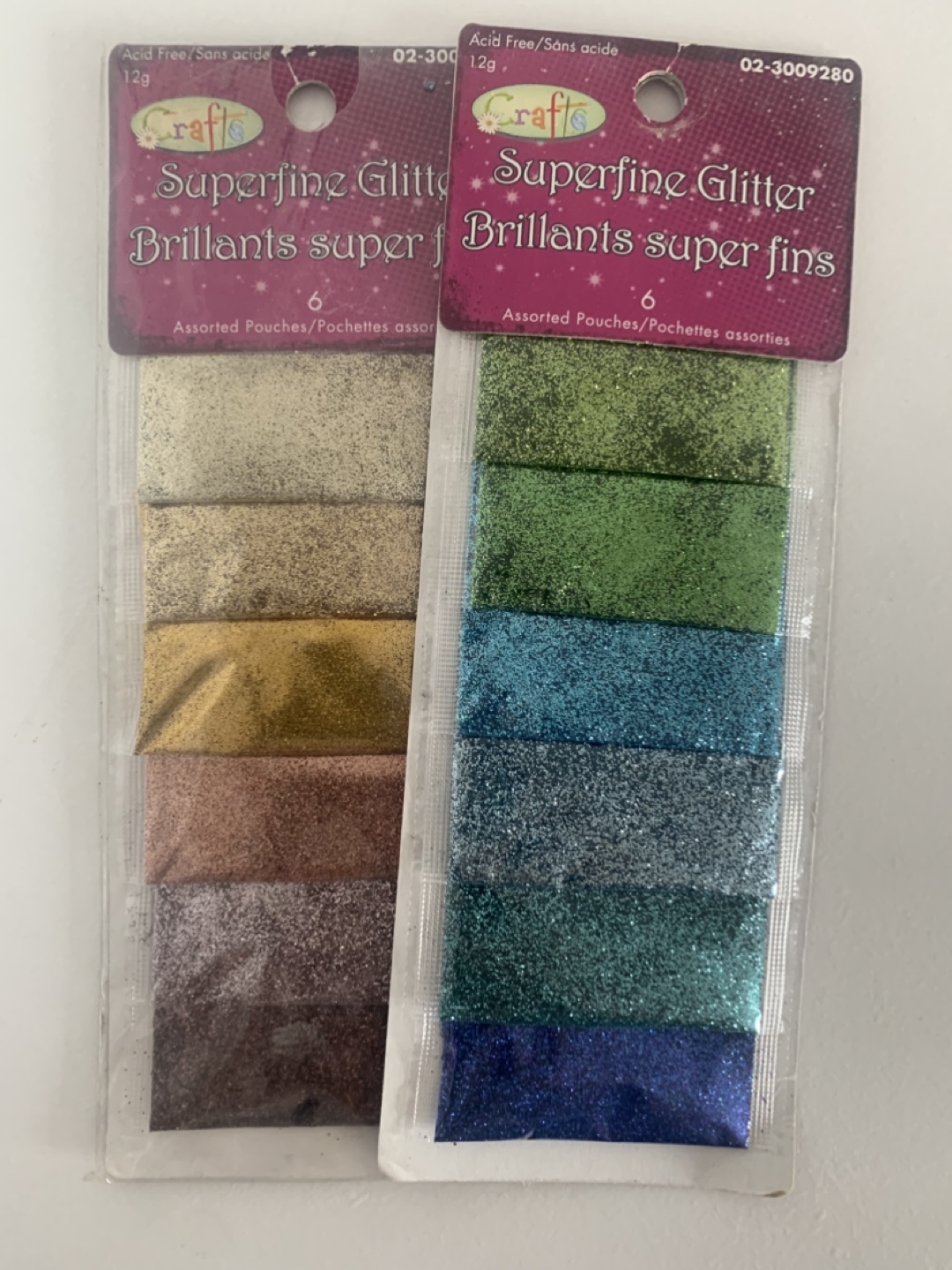 Crafts Superfine Glitter - 2 Packs