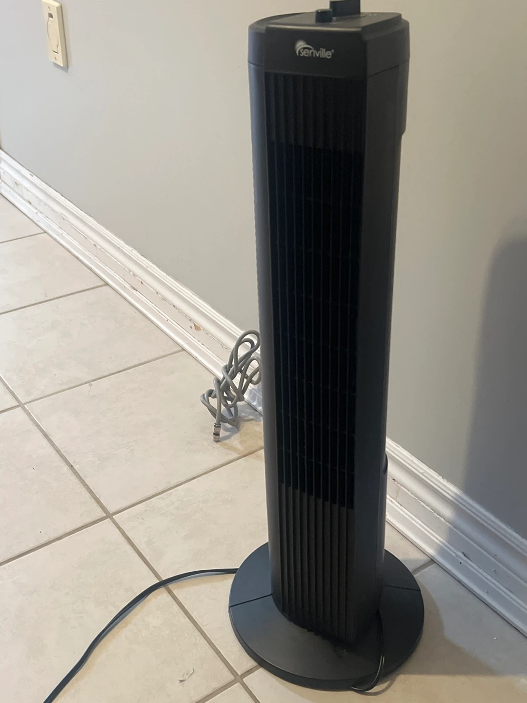 Seville Tower Fan - Black