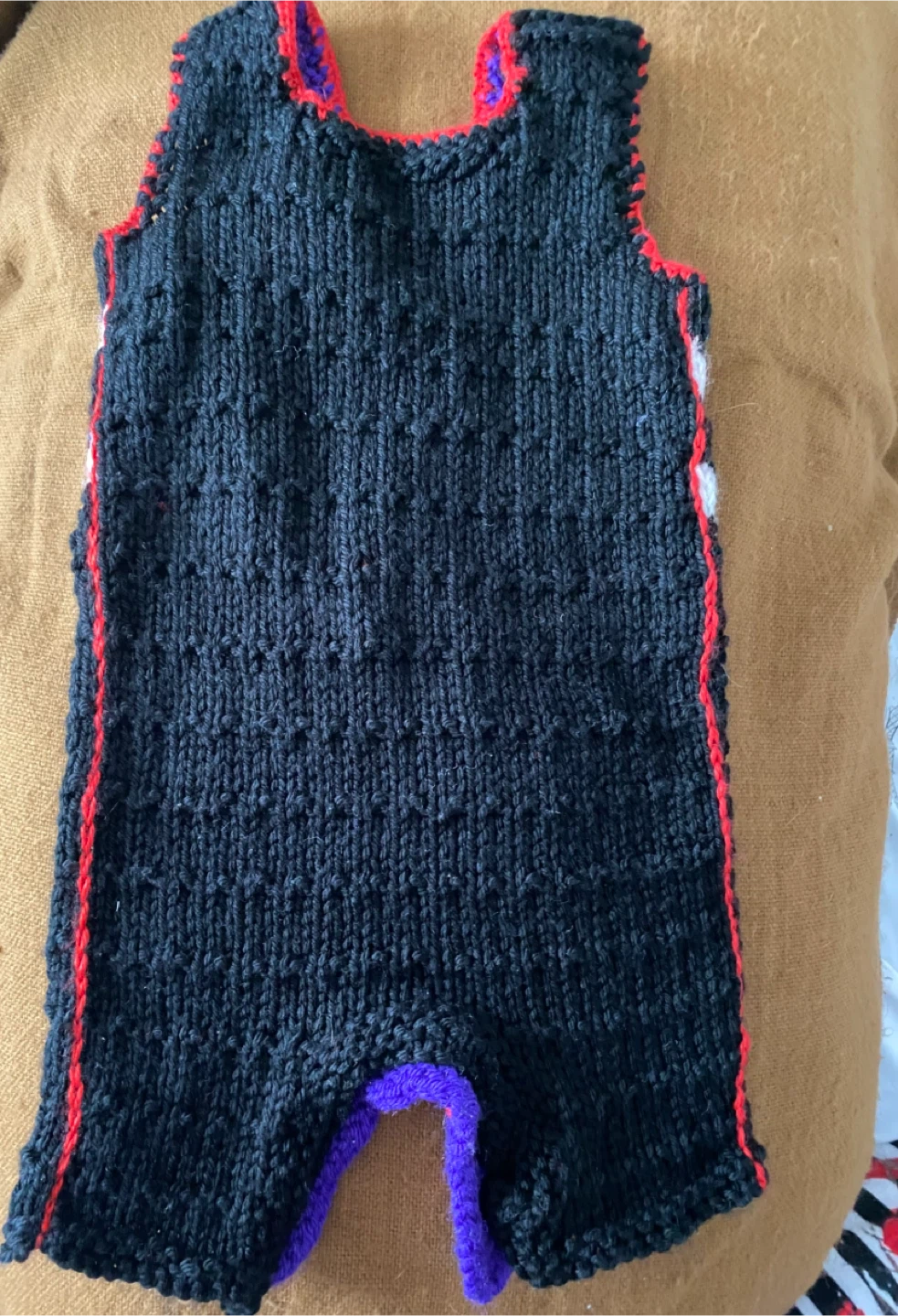 Handmade Knit Baby Romper (acrylic) - photo 2