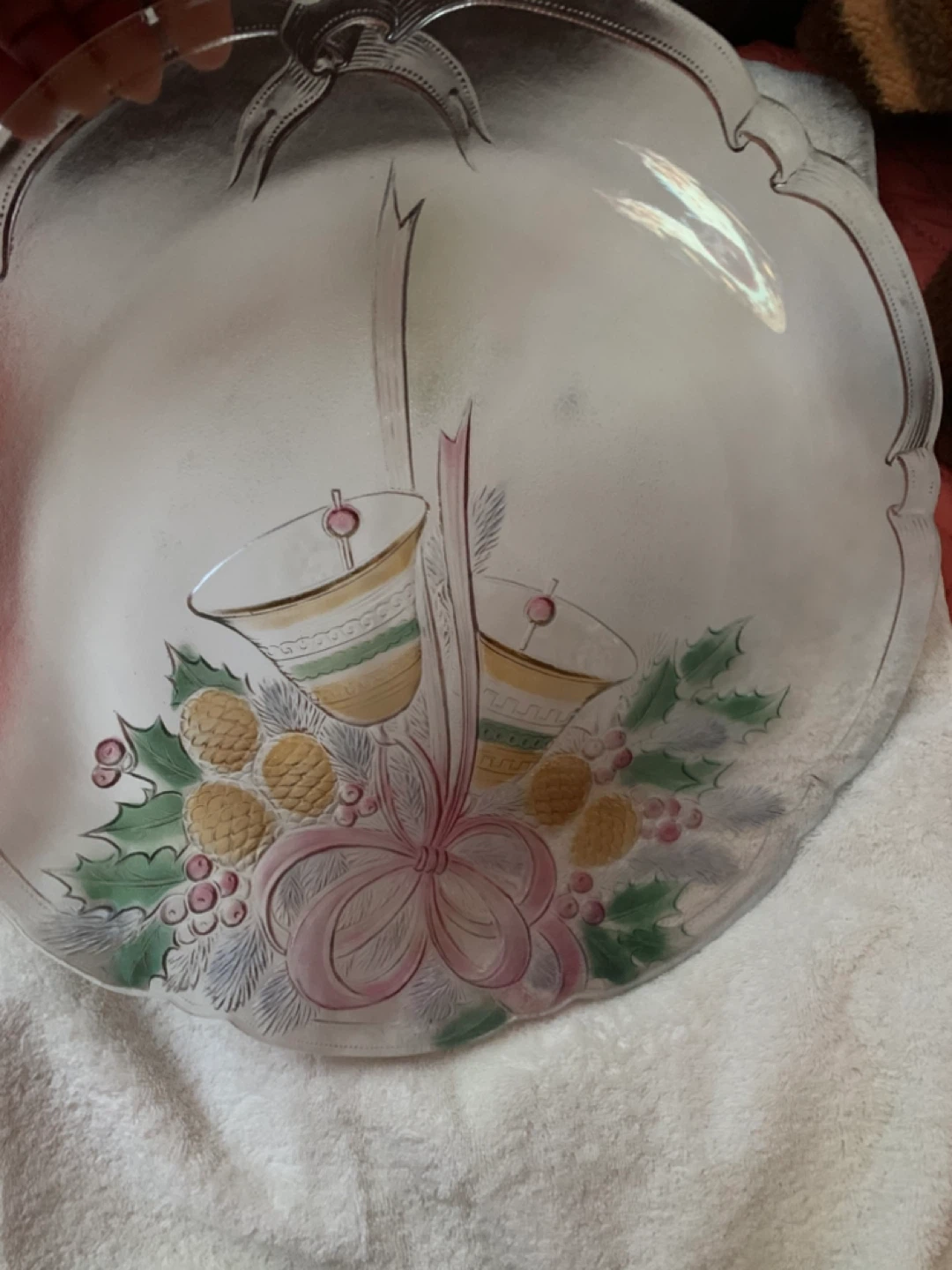 Vintage Decorative Glass Plate - photo 2