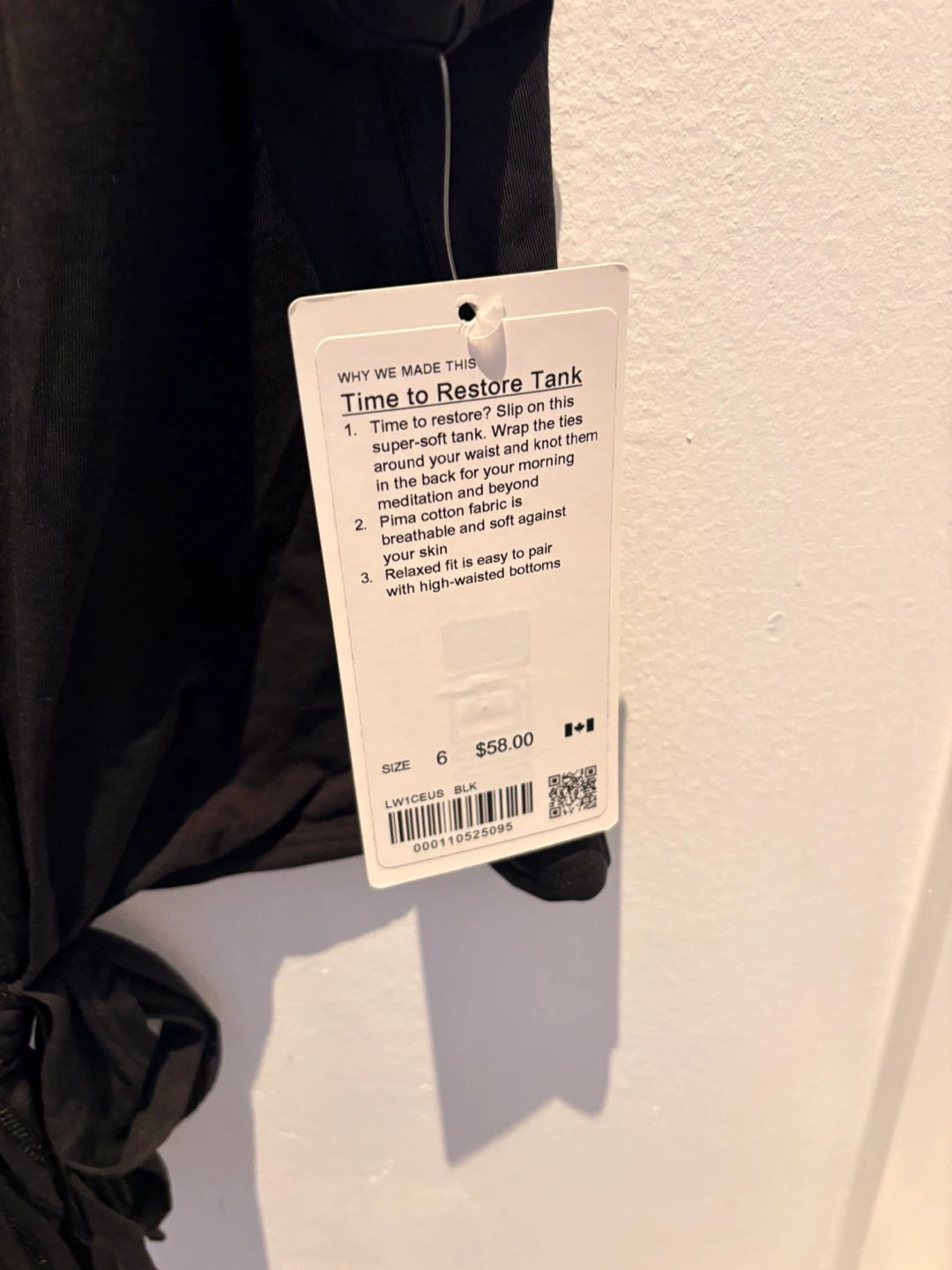 Lululemon Time to Restore Tank - Size 6 - photo 3