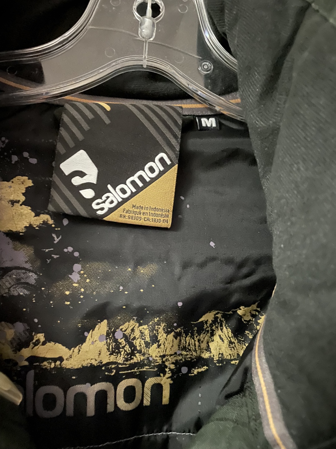 Salomon Green Plaid Jacket Size M - photo 2