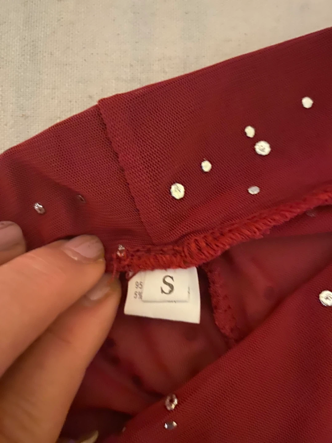 Red Flare Pants - Size Small - photo 2