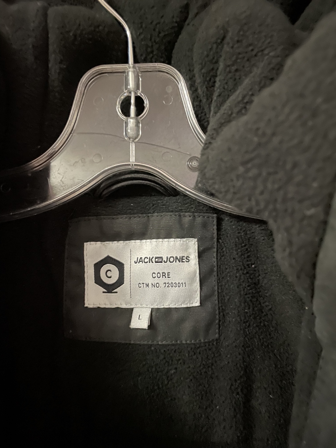 Jack & Jones Core Black Winter Jacket - Size L - photo 2