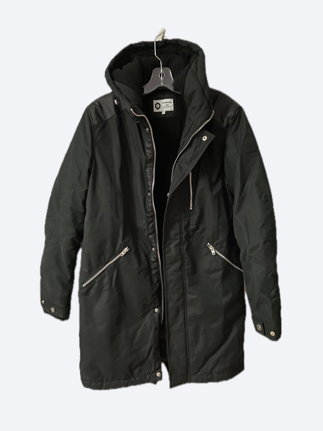 Jack & Jones Core Black Winter Jacket - Size L