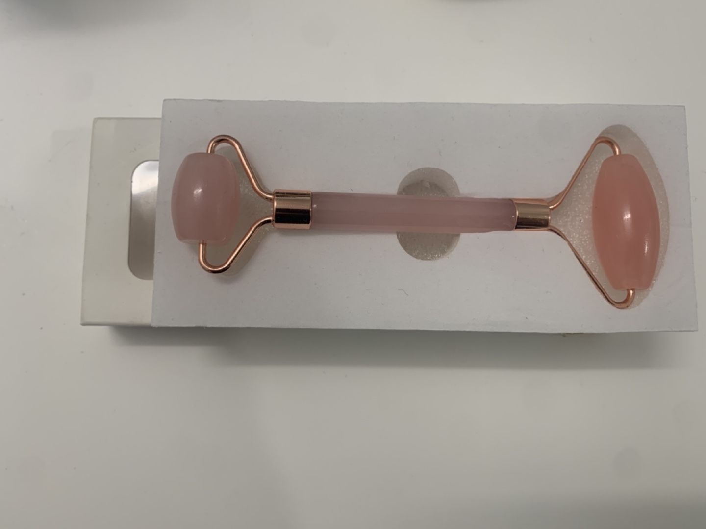 Rose Quartz Facial Roller - New in Box