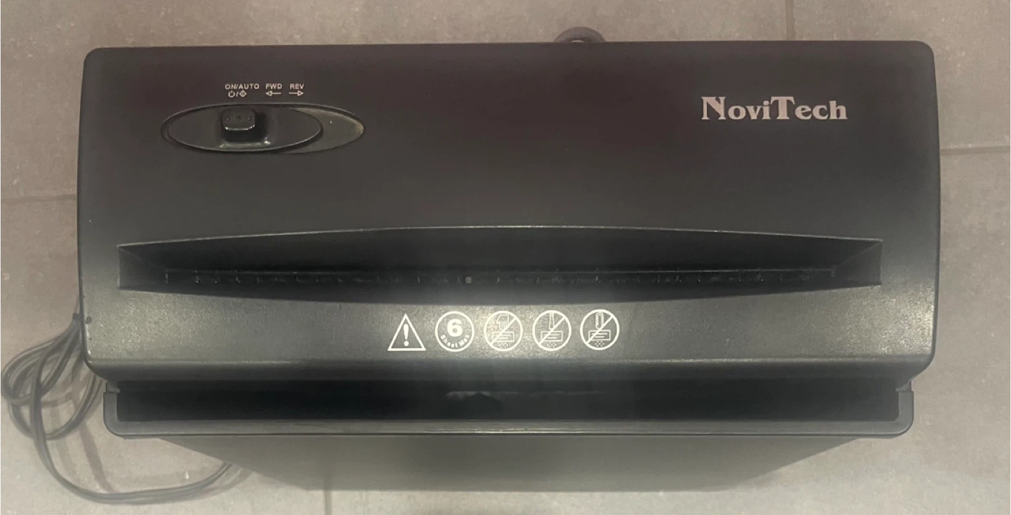 Novitech paper shredder ps-026 b2