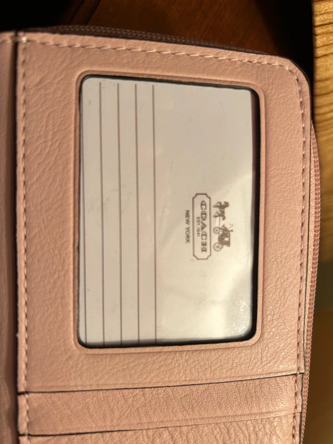 Vintage Pink Coach Universal Wallet (Turnlock) - photo 2