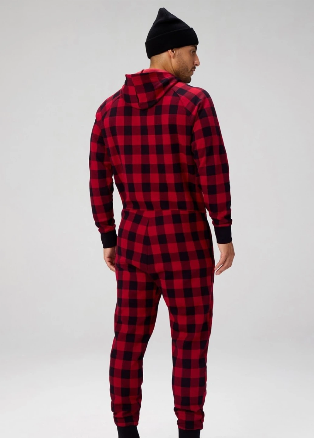 Fabletics Adult Onesie - Red Buffalo Check - photo 2