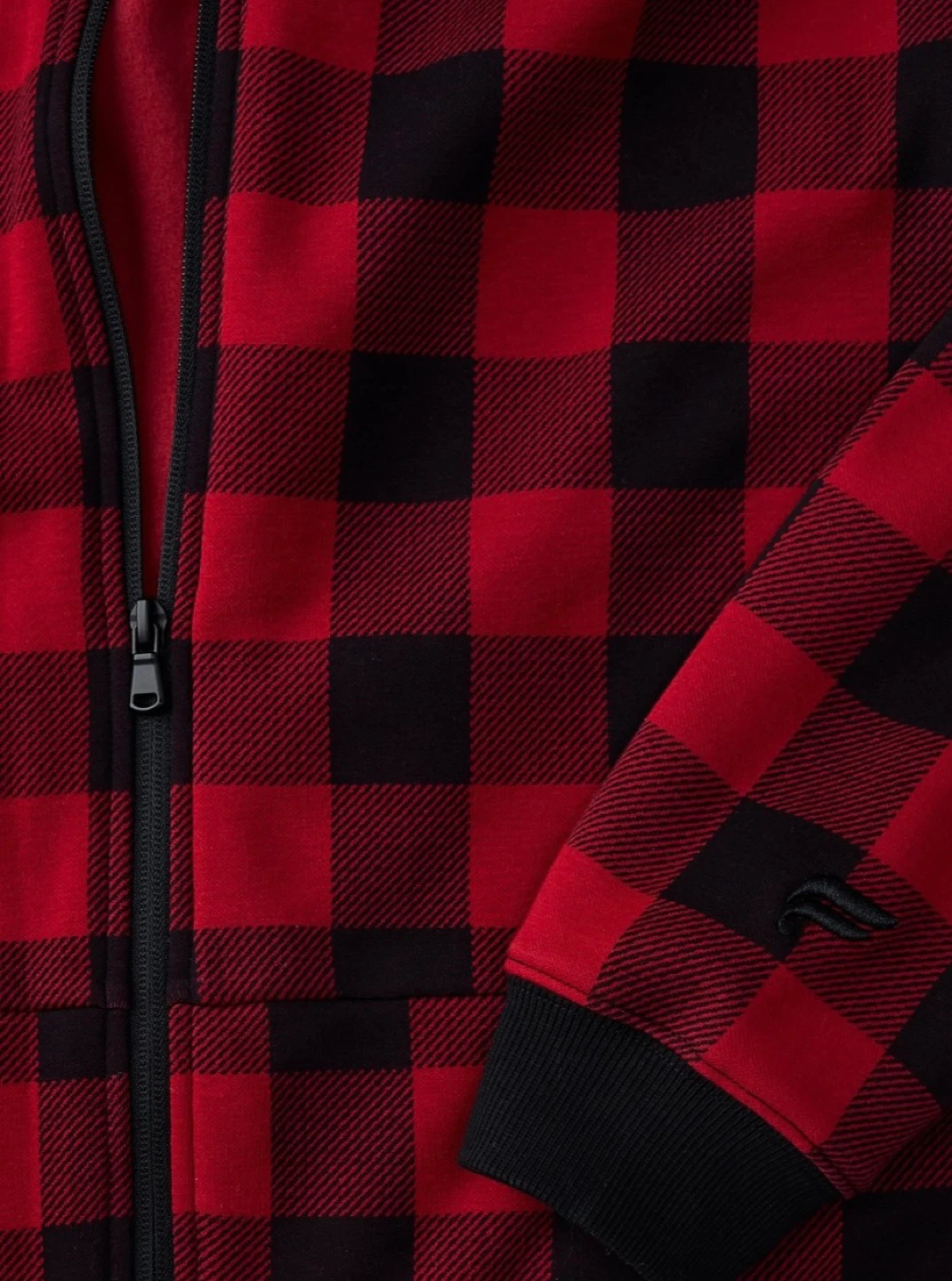 Fabletics Adult Onesie - Red Buffalo Check - photo 5