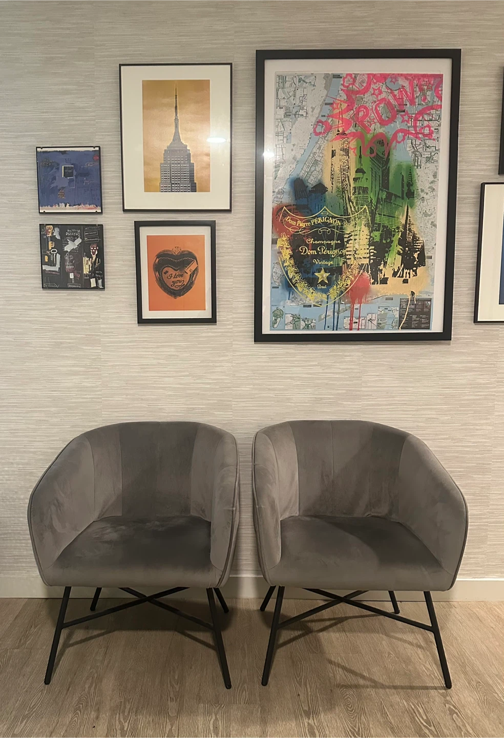 Gray Accent Chairs - Set of 2