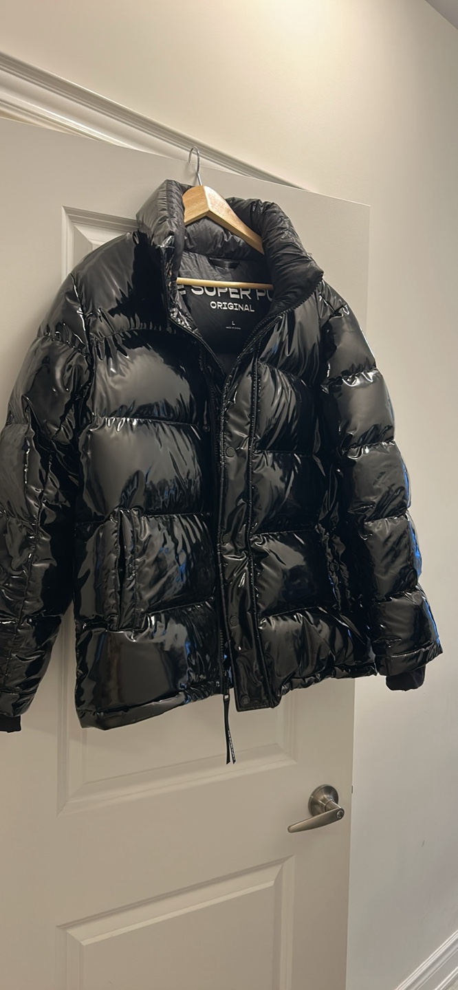 Super Puff Original Black Jacket Size L