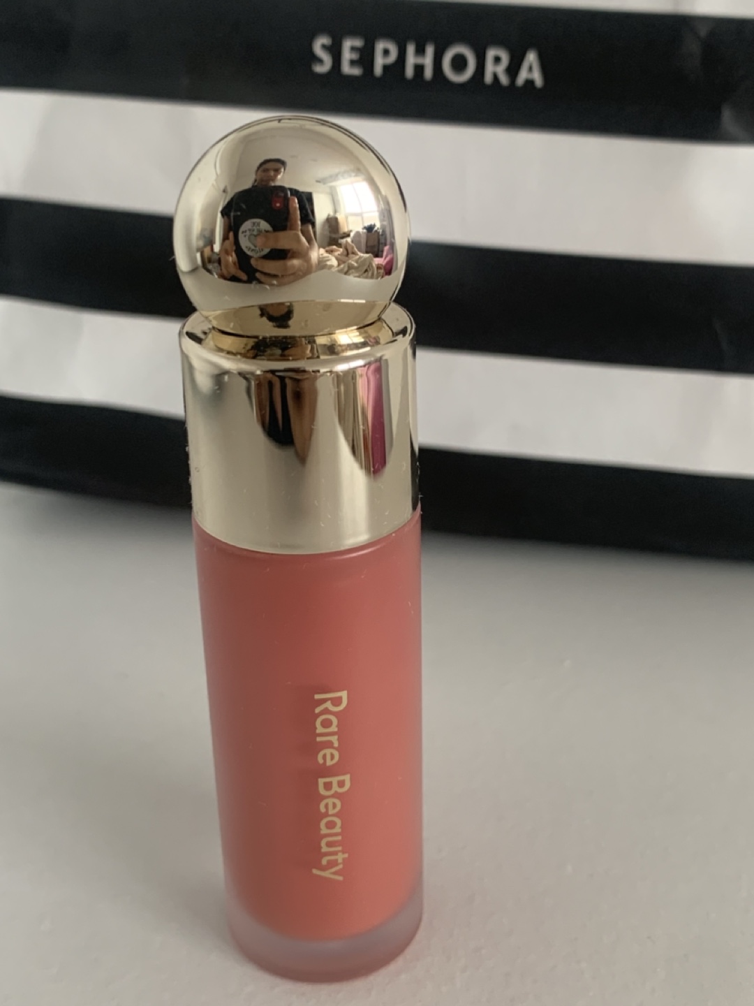 Rare Beauty blush, in the shade “Worth”
