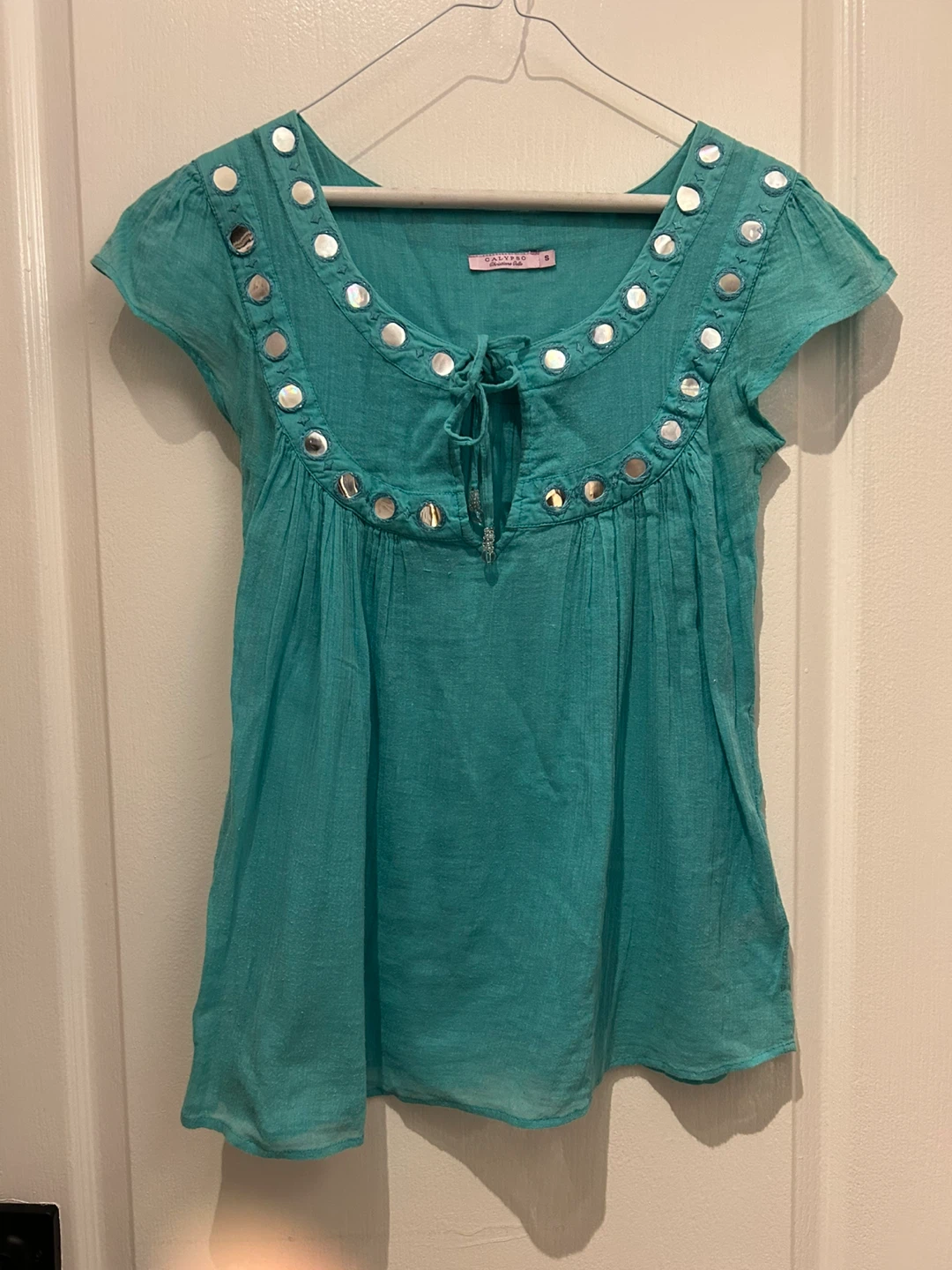 Turquoise Top