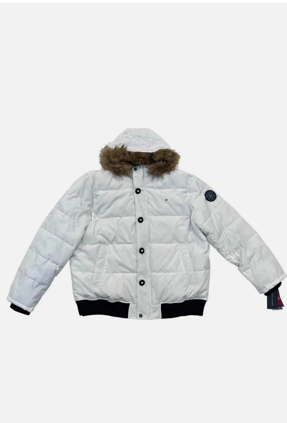 Tommy Hilfiger White Puffer Jacket