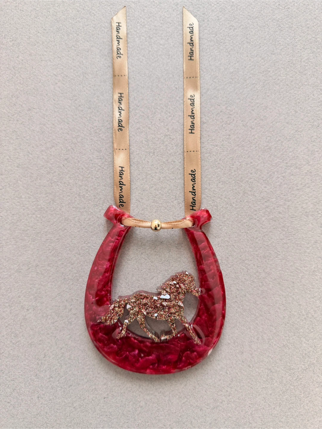 Handmade Christmas Ornament Set | Epoxy Resin | 4 pieces - photo 3
